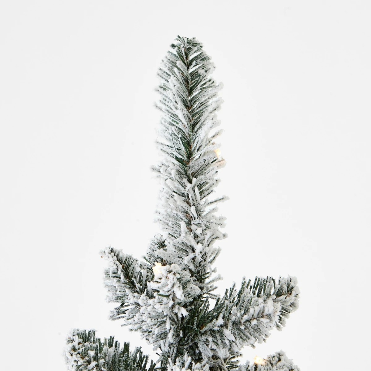 4 1.82m (6ft) Green Slim Prelit Christmas Tree, 4 of 7