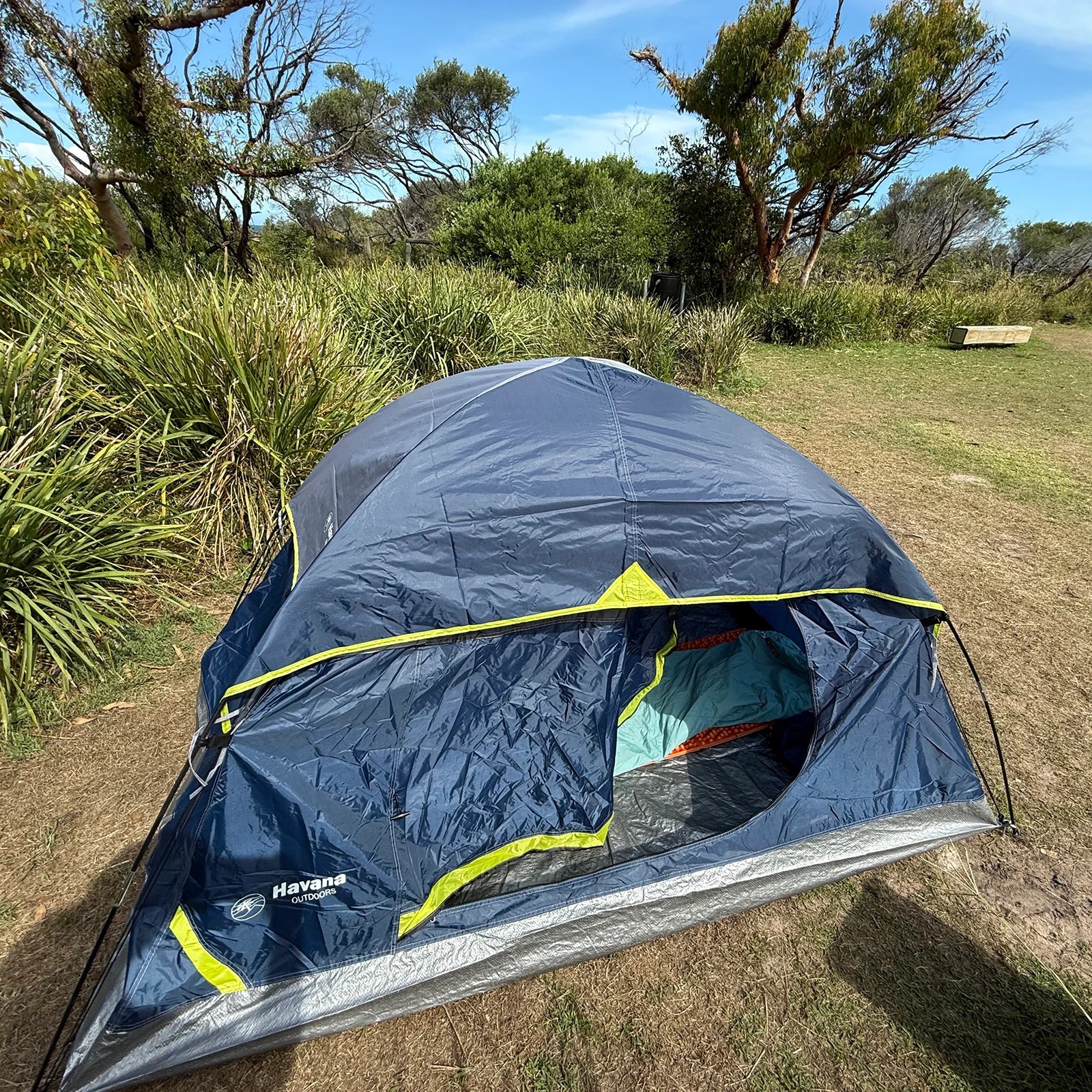 7 Havana Outdoors 2-3 Person Tent Lightweight Hiking Backpacking Camping - Blue, 7 of 9