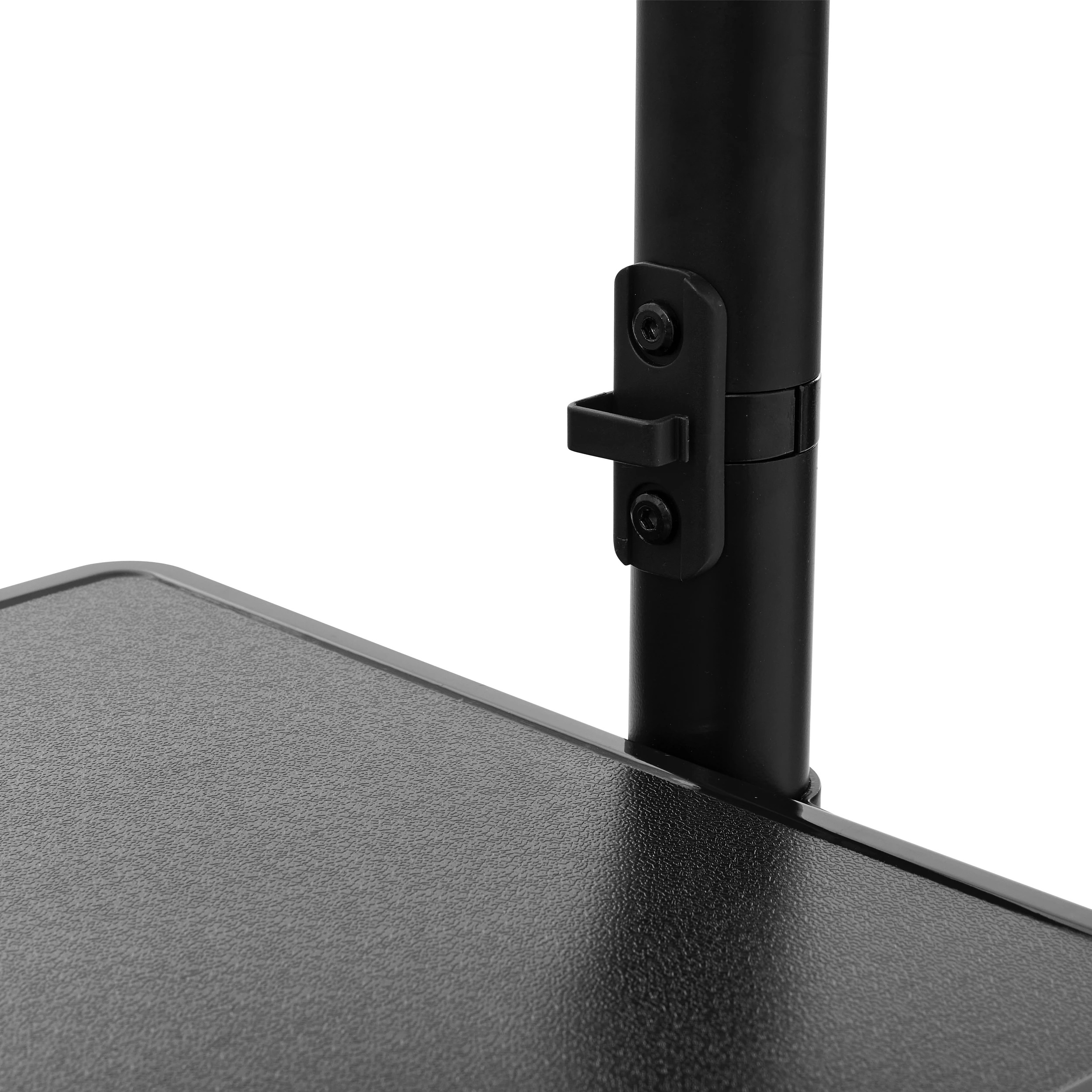 5 Rolling TV Stand - Black, 5 of 10