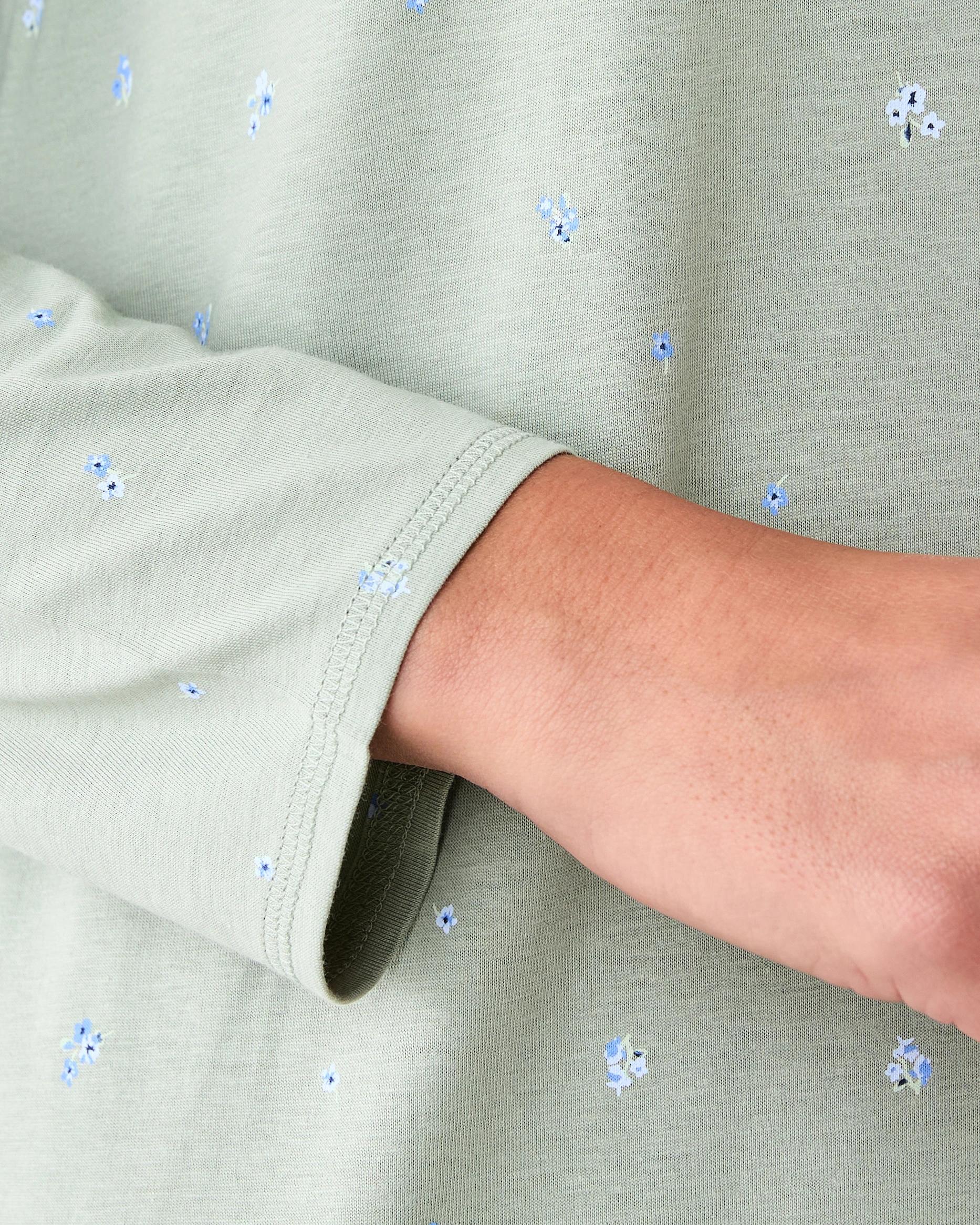 7 Cotton Long Sleeve Print Knit Nightie Diy Frl Gn, 7 of 8