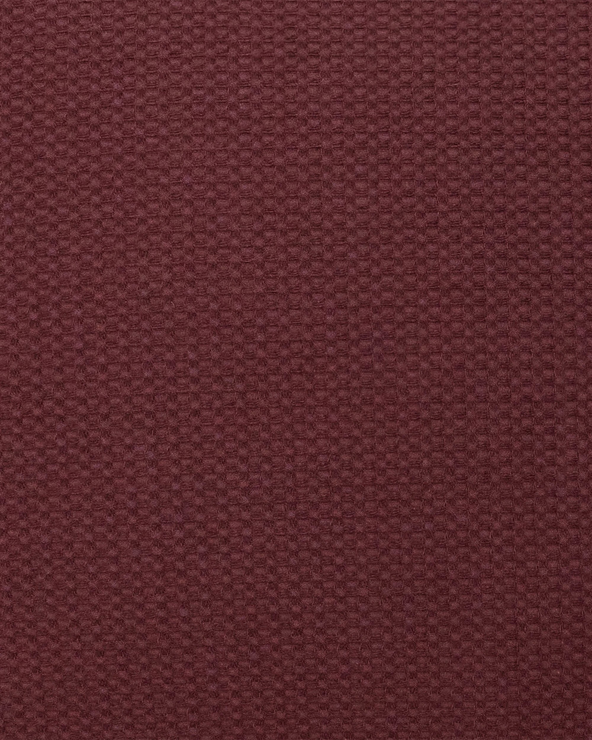 4 Bambury Milo Cotton Soft Waffle Textured Throw Sangria - Red, 4 of 4