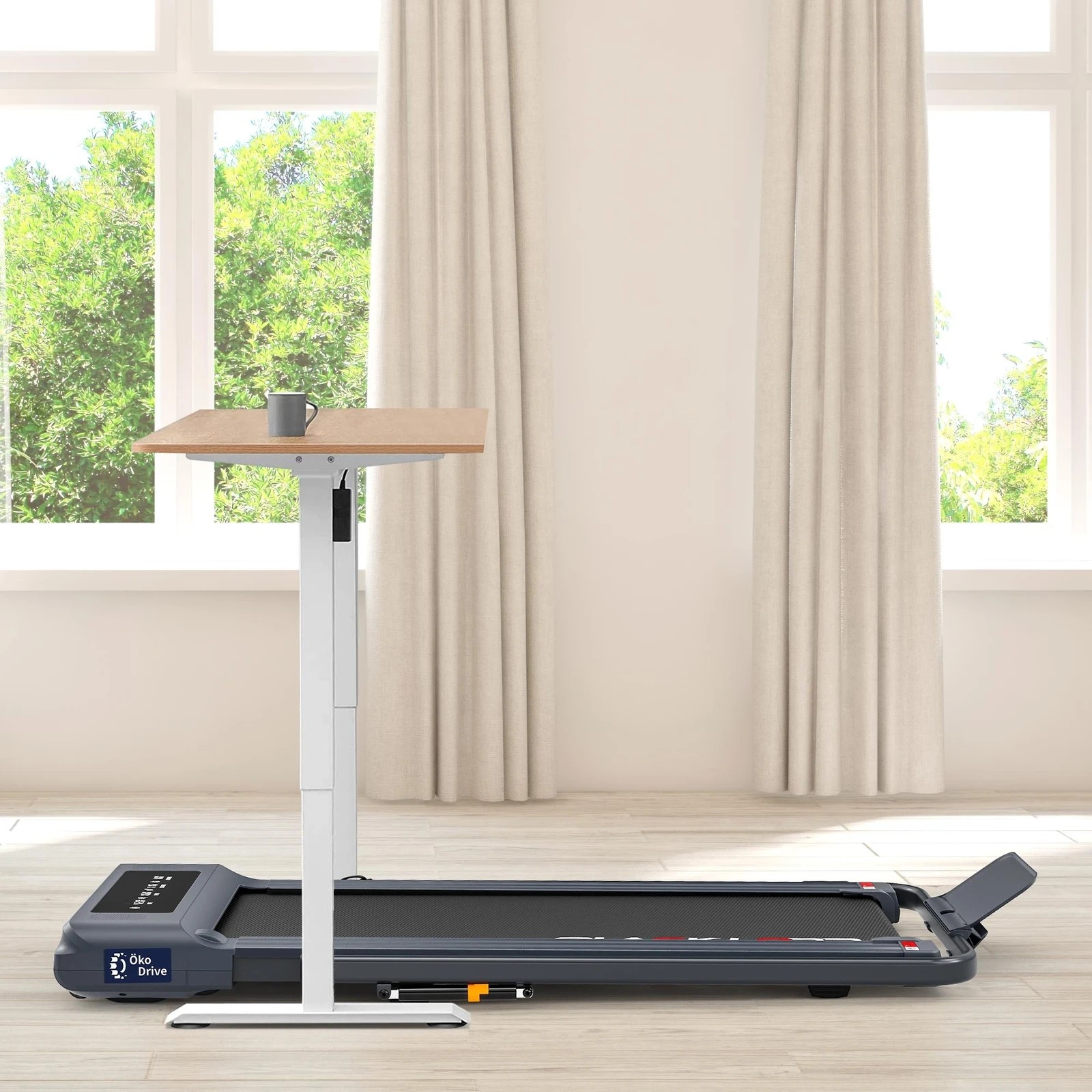 3 Black Lord Treadmill 2 IN 1 Electric Walking Pad Hydraulic Foldable 40cm Belt - Grey, 3 of 10