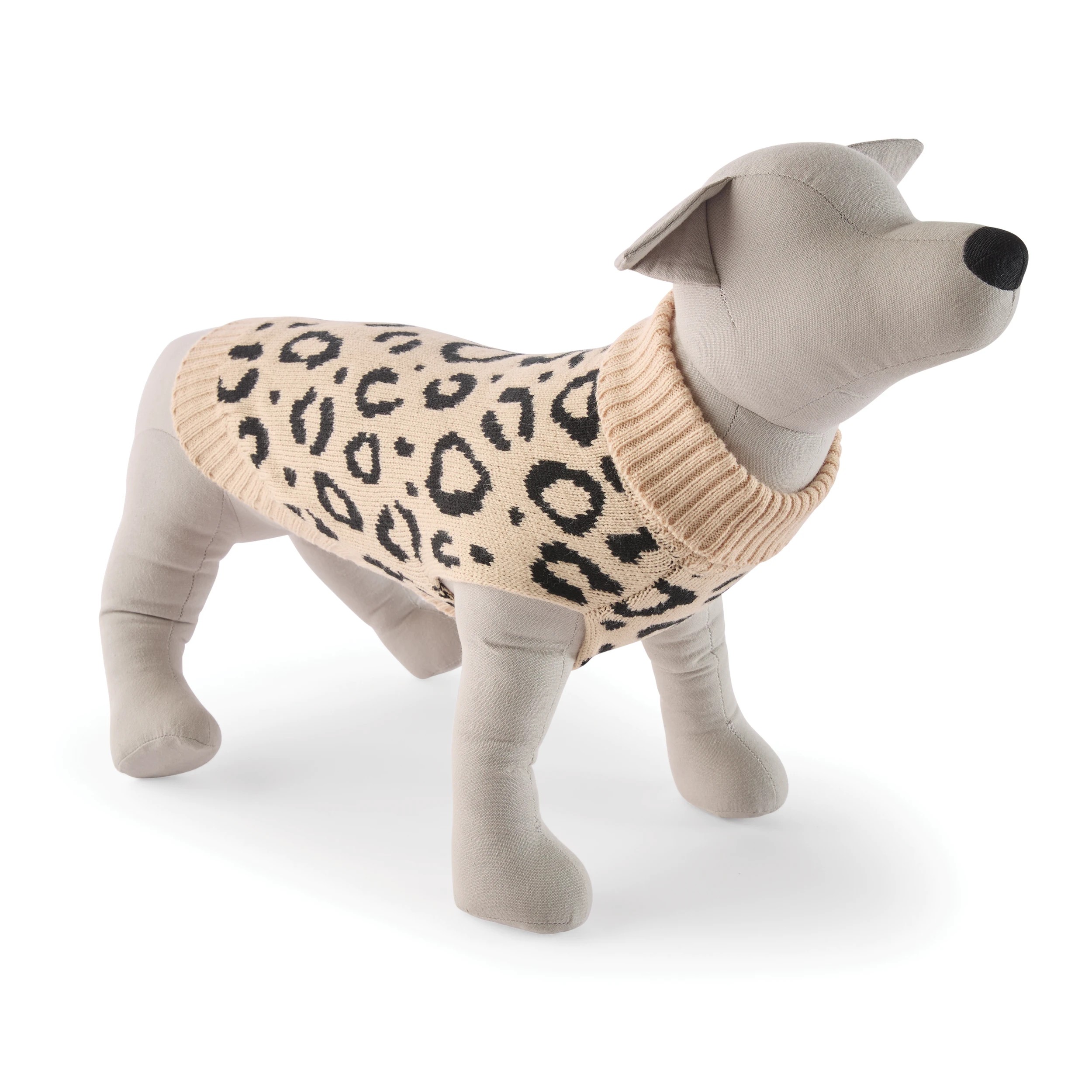 1 Pet Leopard Knit Jumper - Large, 1 of 9