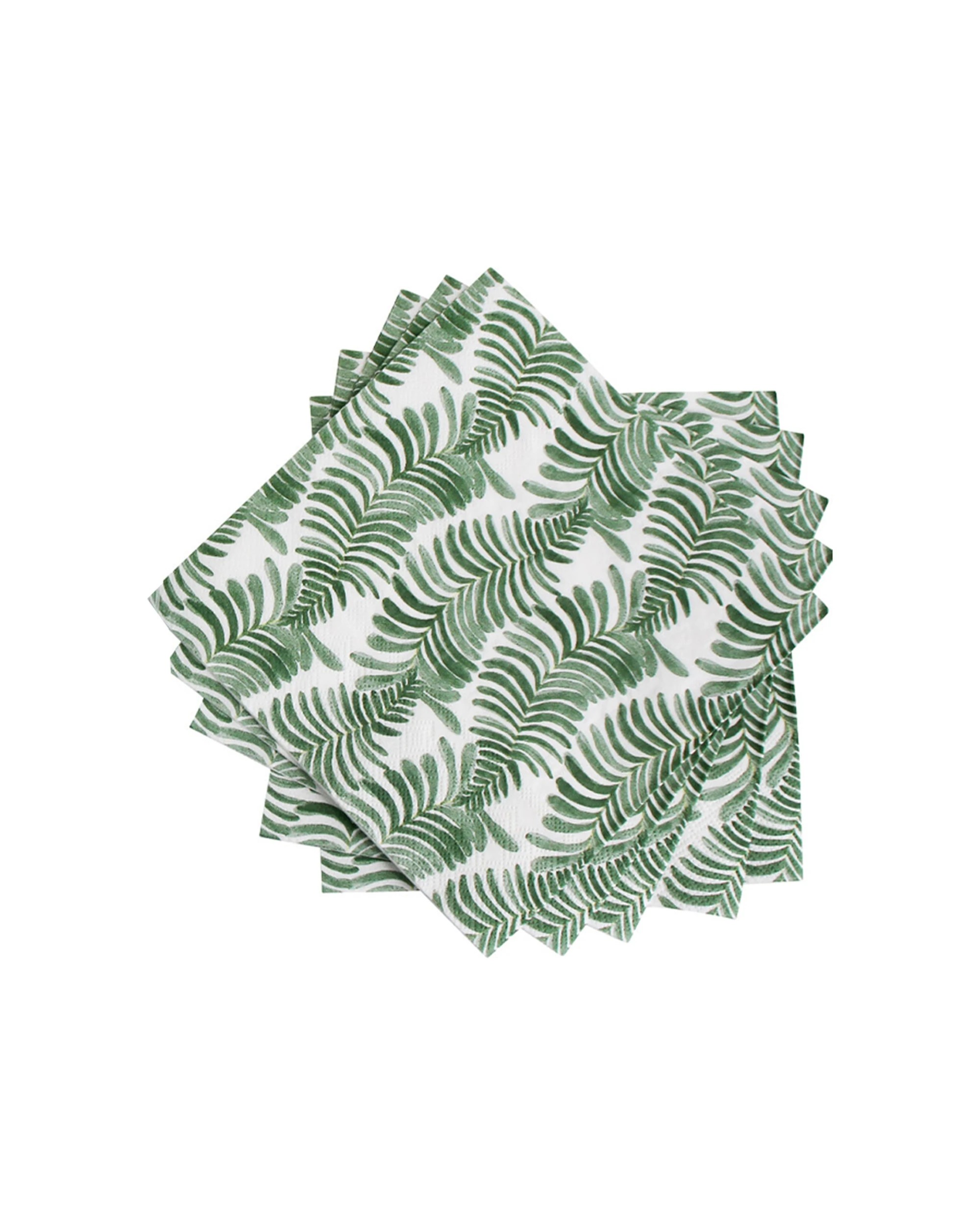 2 Lvd 40pc Paper Napkin Tropic 33cm Square Disposable Napkins For Party Decor And Tableware
 - Green, 2 of 3