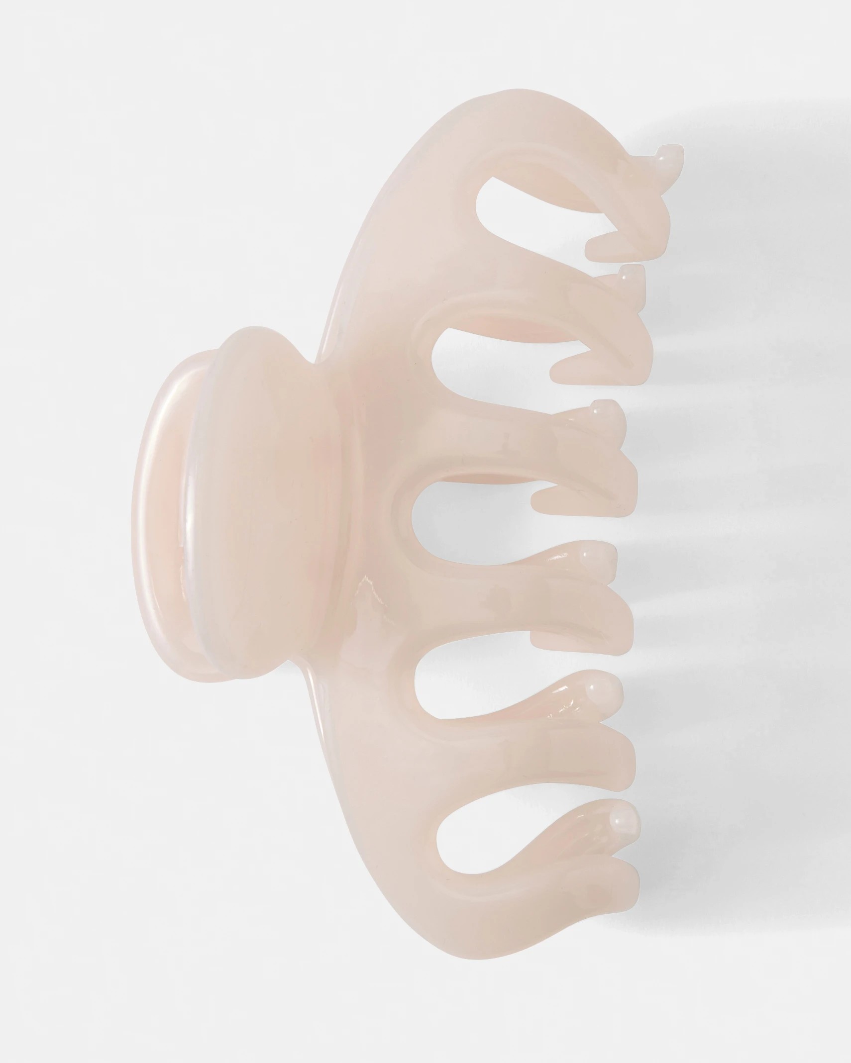 1 White Jelly Claw Hair Clip, 1 of 4