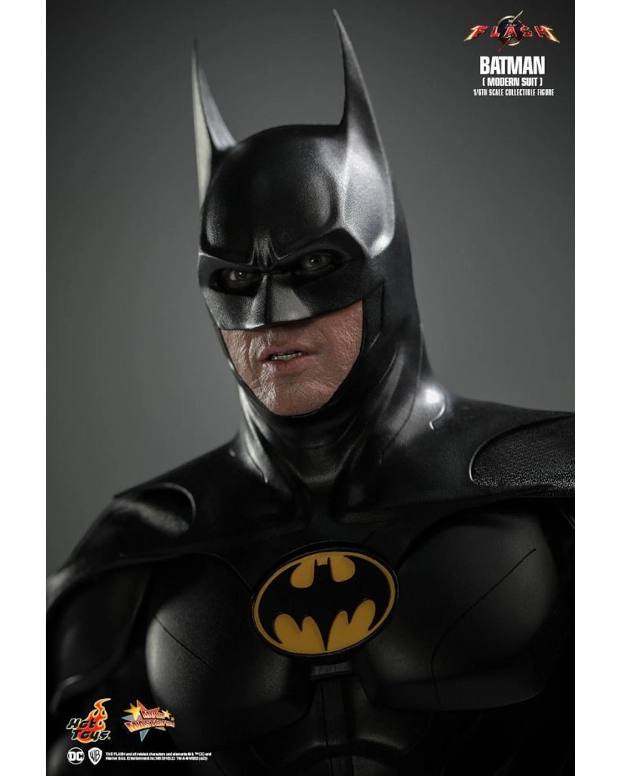9 Hot Toys The Flash 2023 Batman Modern Suit 1:6 Figure, 9 of 10