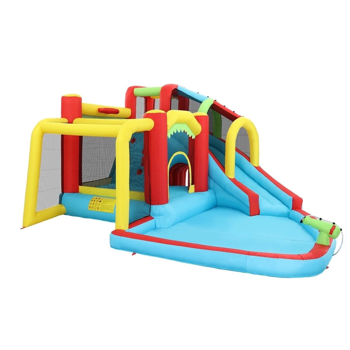 1 Kidbot 8 In 1 Inflatable Water Park Slide Jumping Castle, 1 of 3