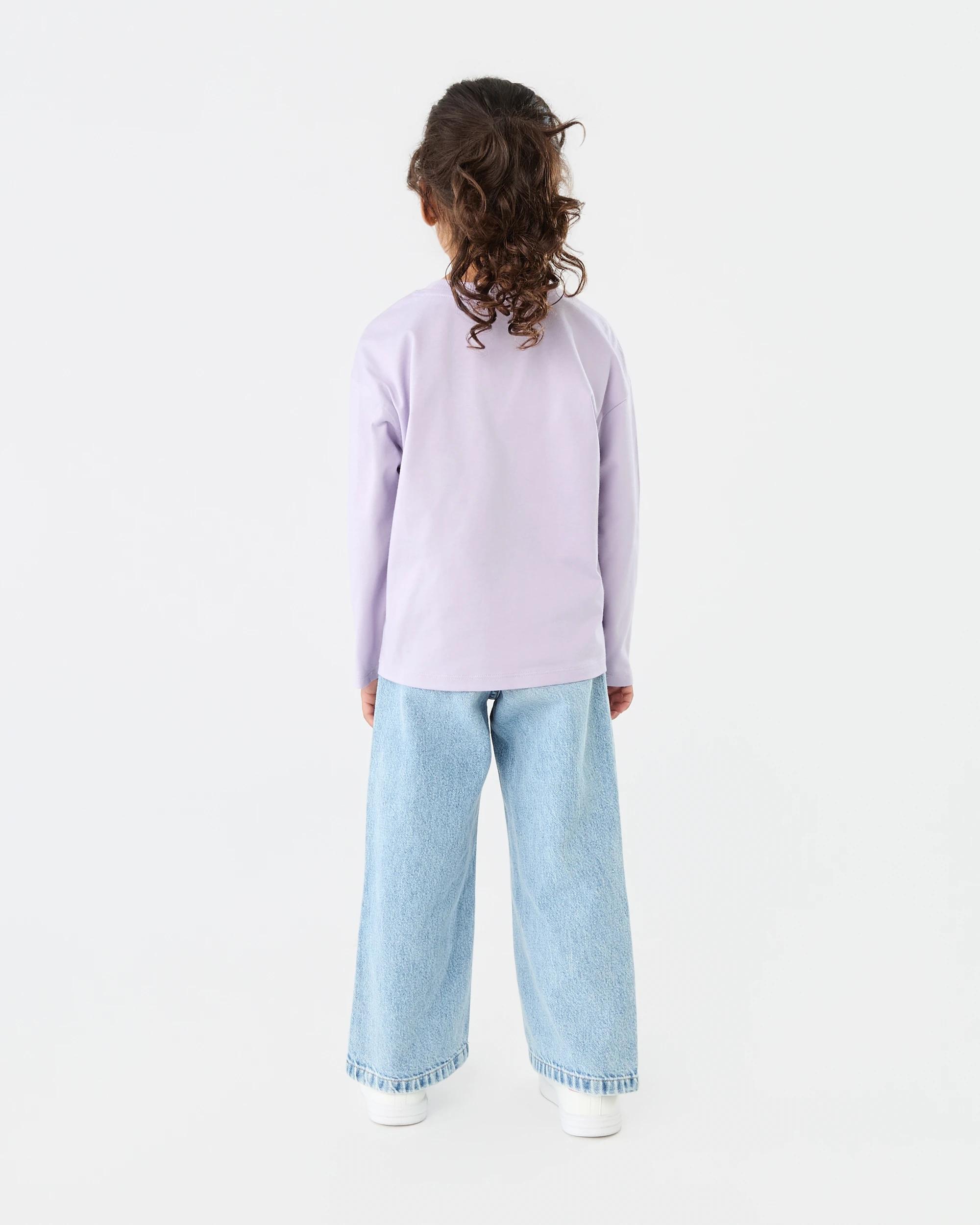 7 Long Sleeve Oversized T-shirt Prpl Harts, 7 of 7