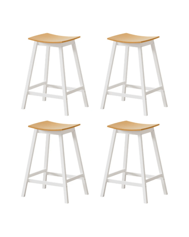 Artiss 4x Bar Stools Wooden Chairs - Nat