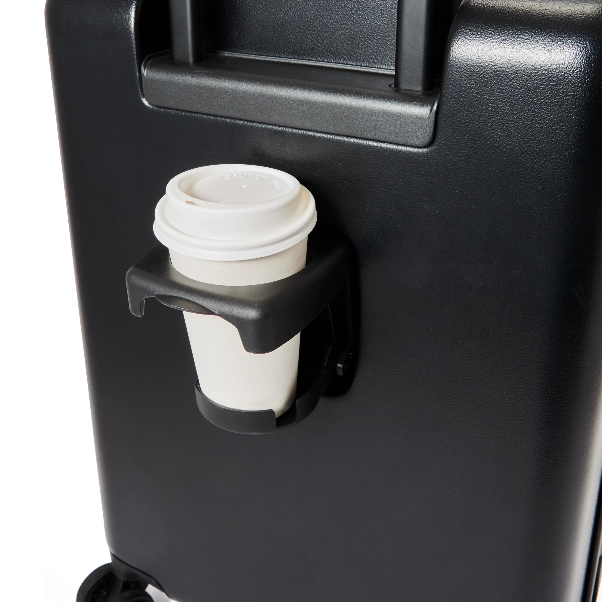 8 49cm Open Front Hard Case with Cup Holder - Black, 8 of 10