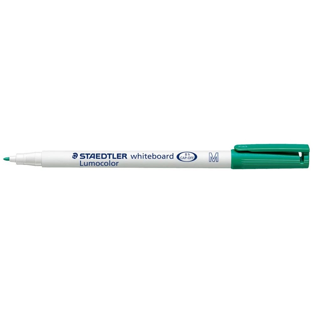 1 Staedtler Lumocolor Whiteboard Pen Bullet Green, 1 of 2