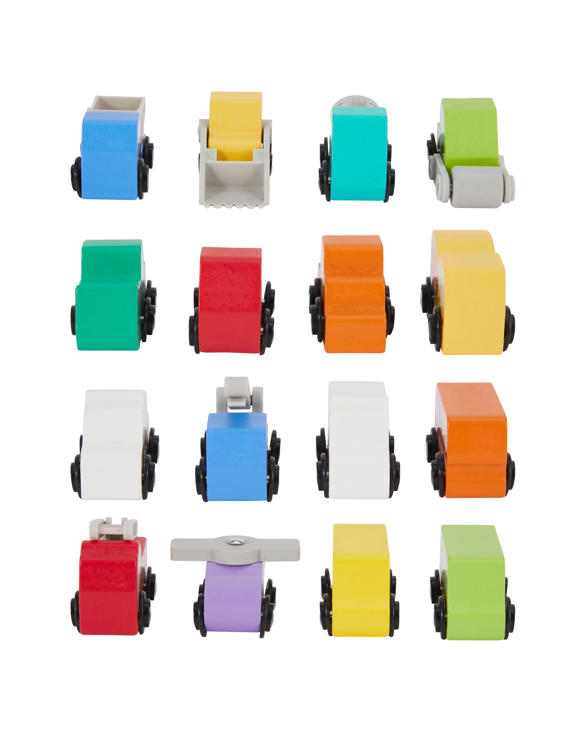 4 8 Pack Wooden Vehicle - Assorted, 4 of 7