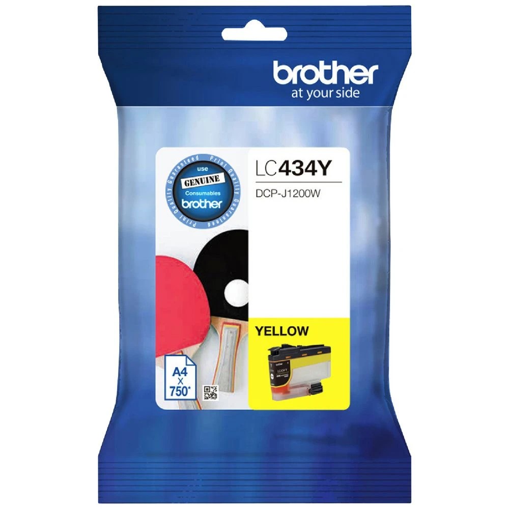 1 Brother LC 434Y Ink Cartridge Yellow, 1 of 1