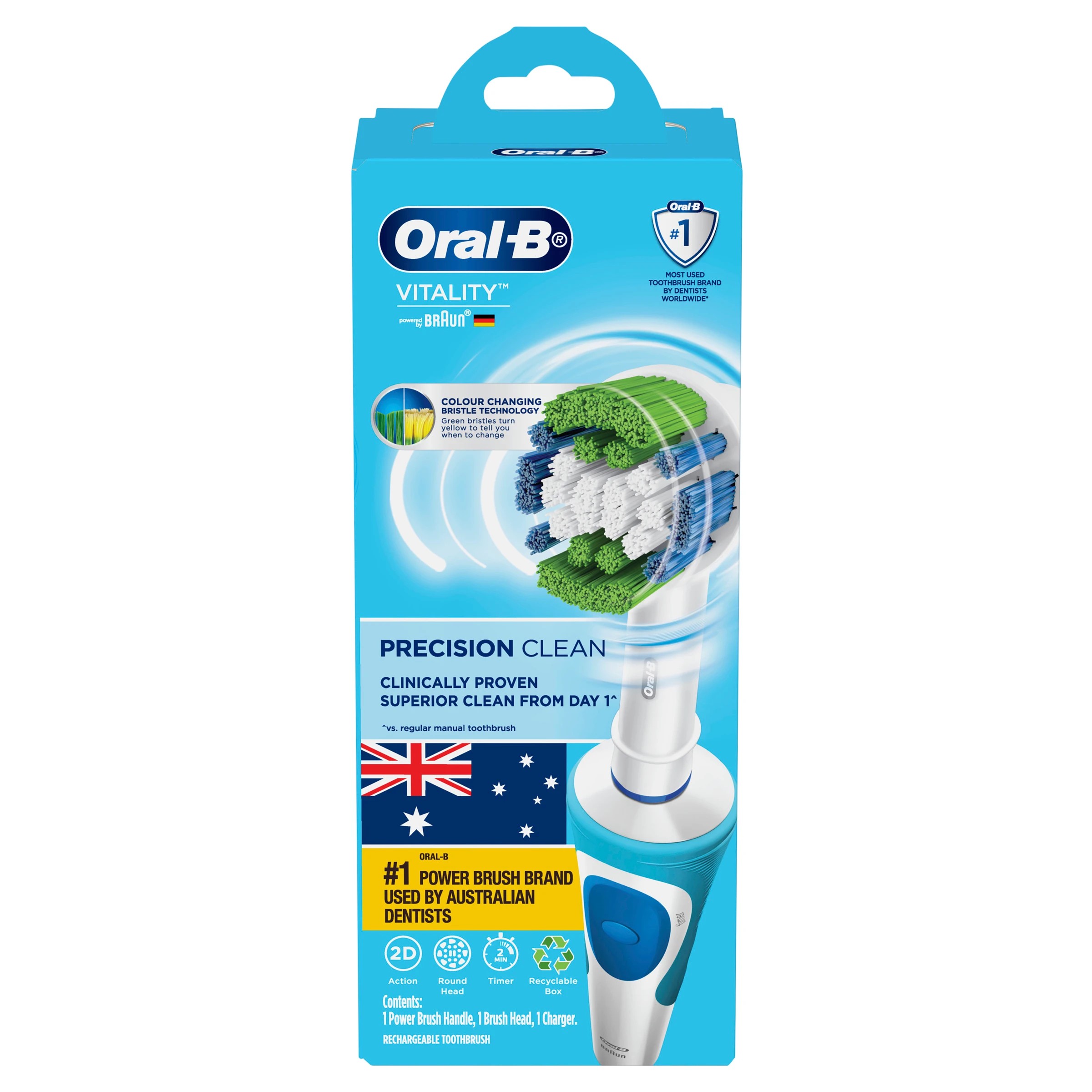 2 Oral-B Vitality Precision Clean Electric Toothbrush, 2 of 9