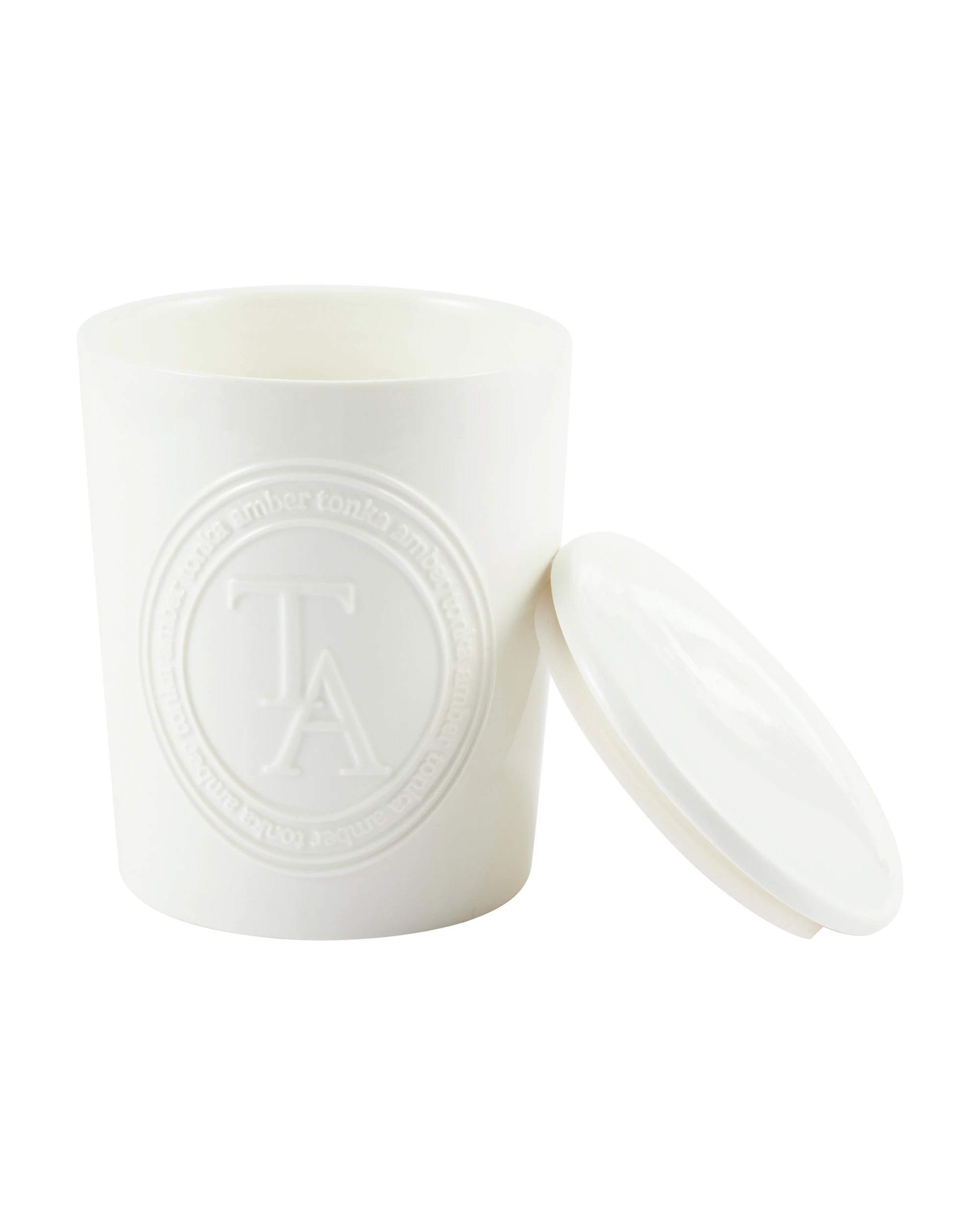 4 XL Amber Tonka Soy Wax Ceramic Candle, 4 of 6