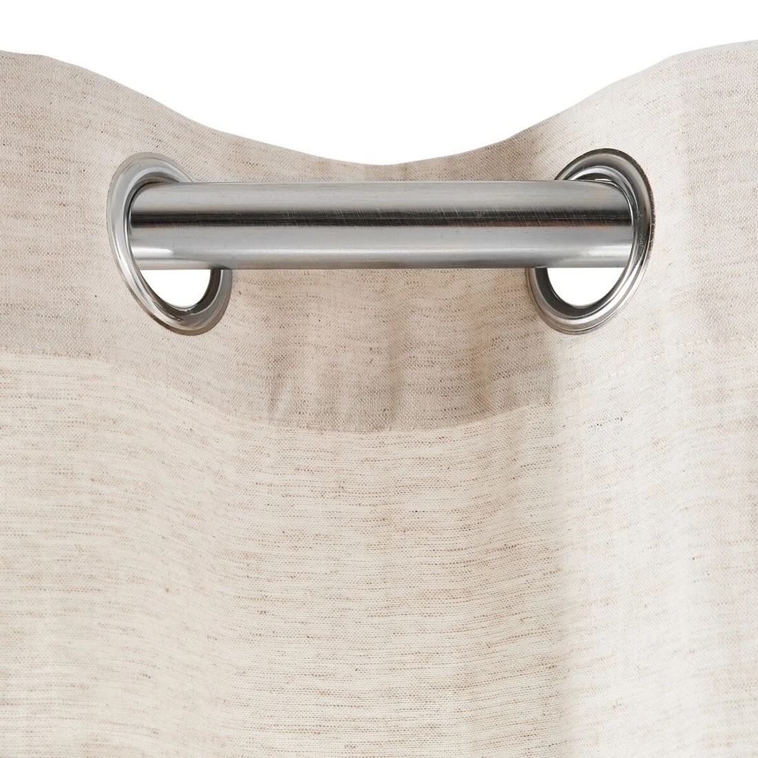 3 Cairo Wide Curtain - Beige - 240cm x 221cm, 3 of 5