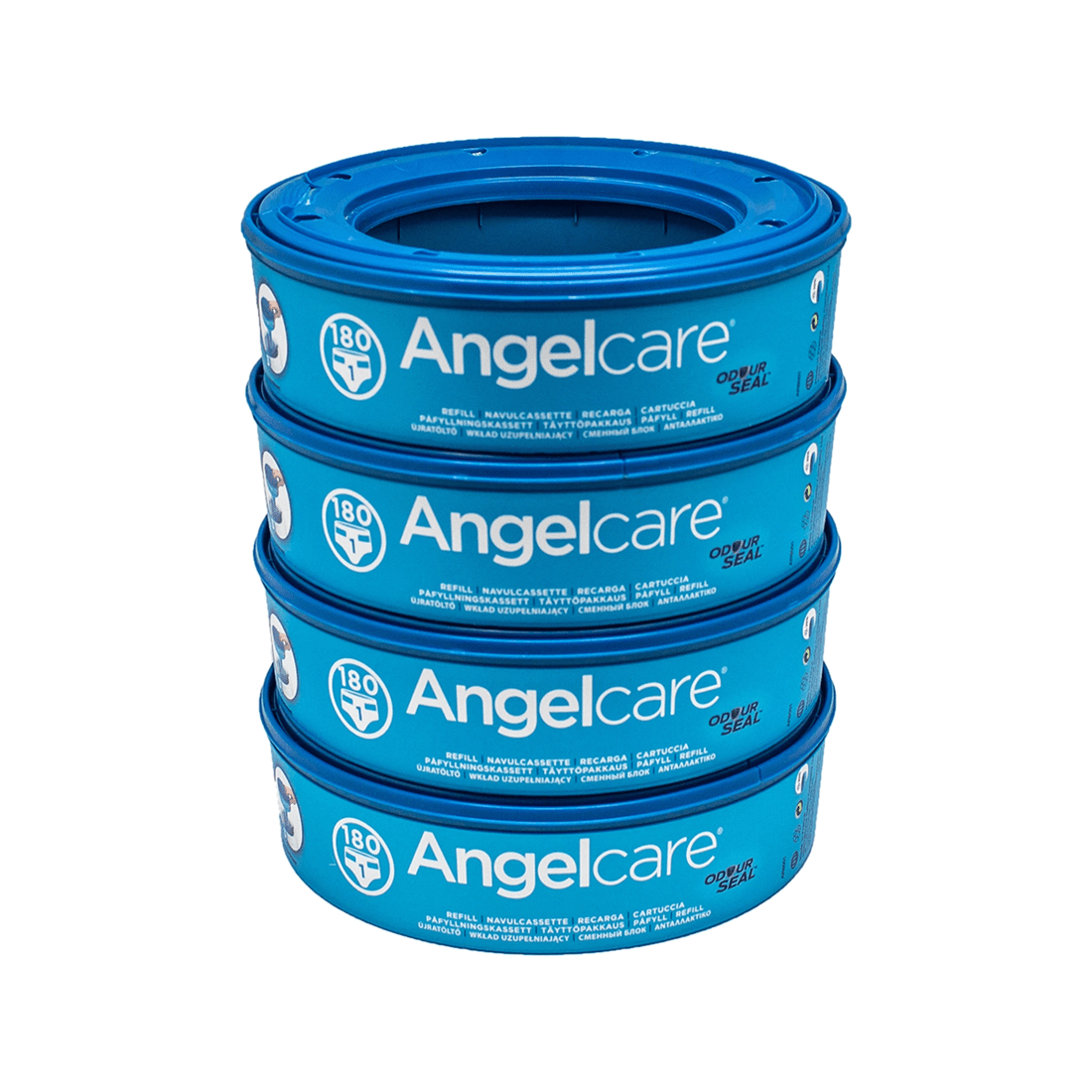 9 Angelcare 4pk Baby Nappy Diaper Disposal Cassette Refills
 - Blue, 9 of 9