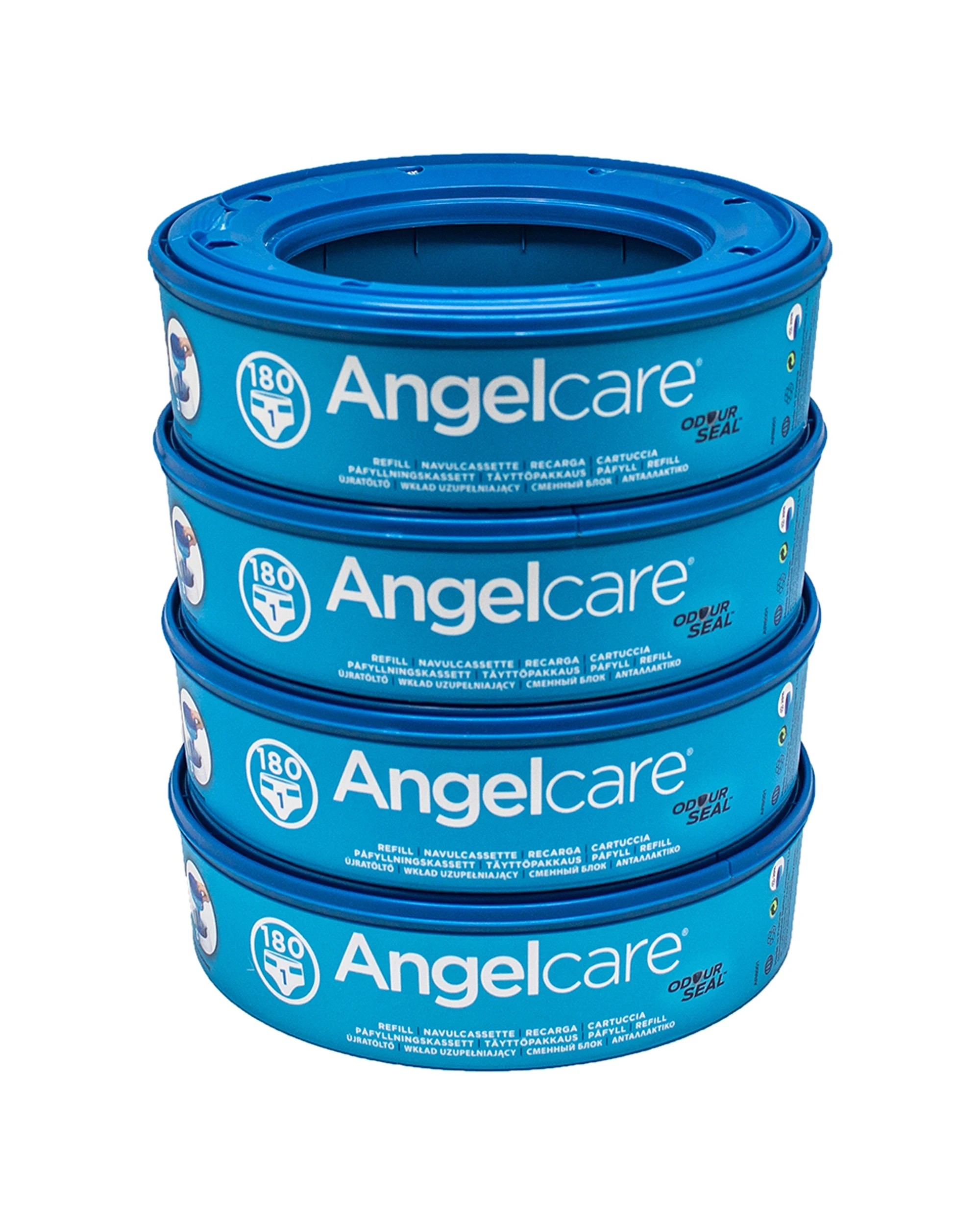9 Angelcare 4pk Baby Nappy Diaper Disposal Cassette Refills
 - Blue, 9 of 9