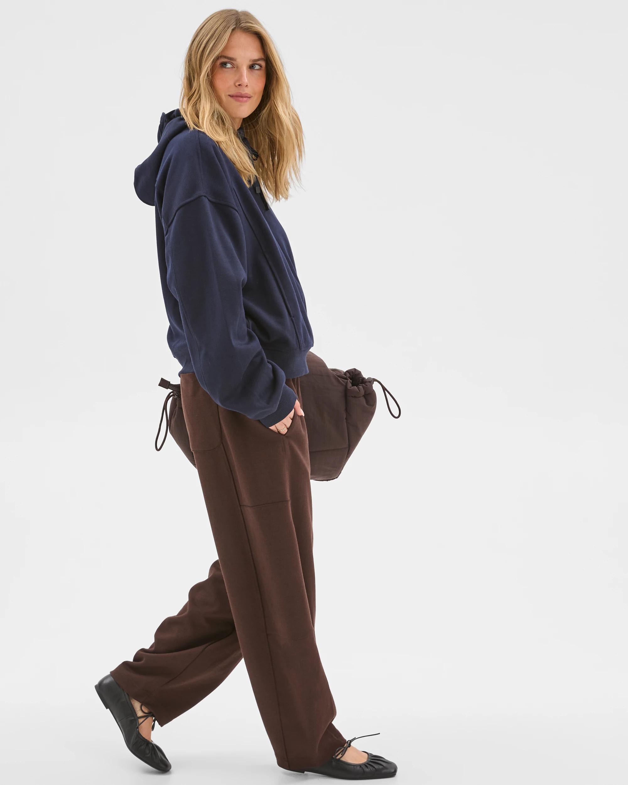 3 Lily Loves Panelled Hoodie DEEP NAVY, 3 of 7