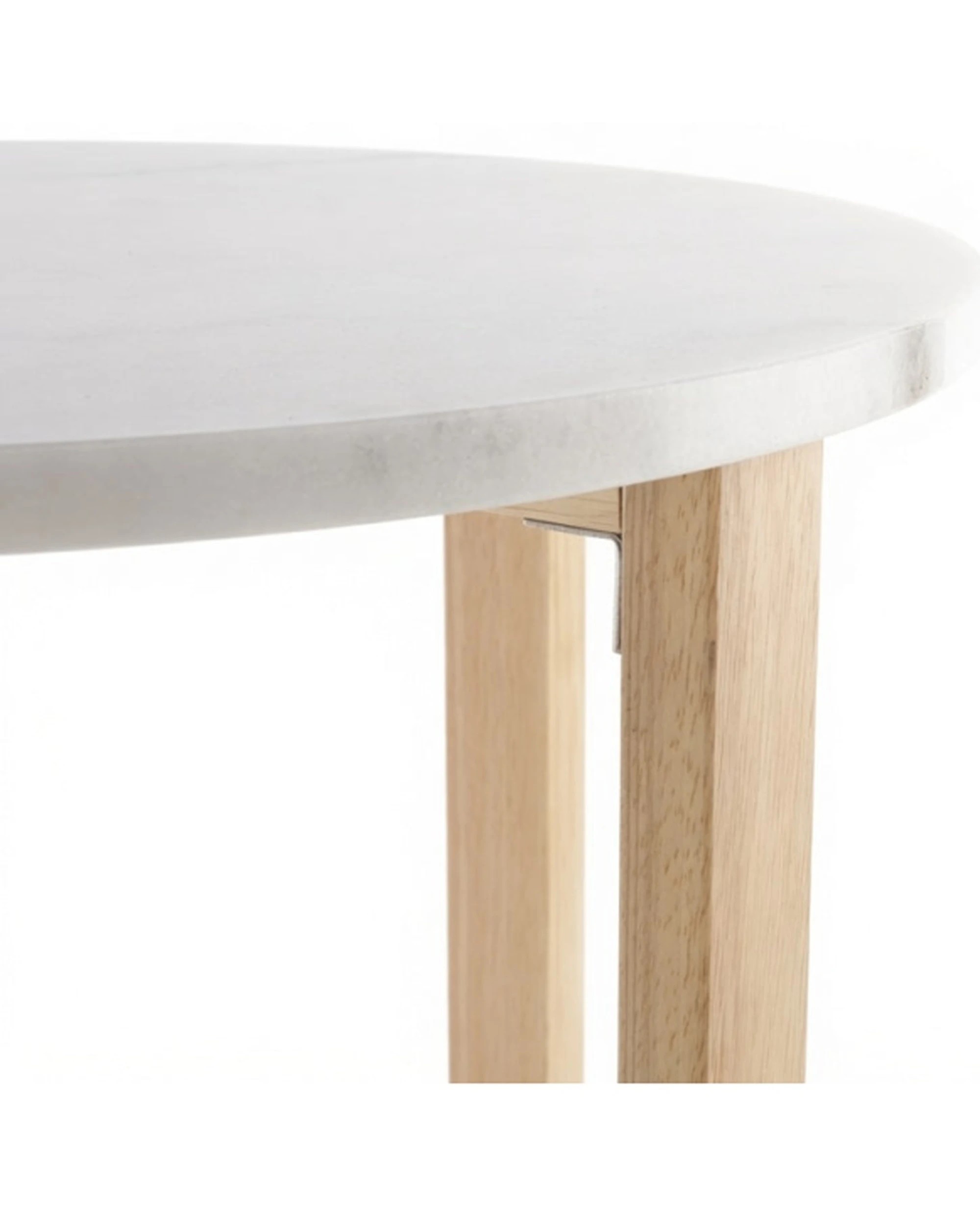 7 Codu Lyra Side Table Marble Top 60x50x50cm - White, 7 of 9