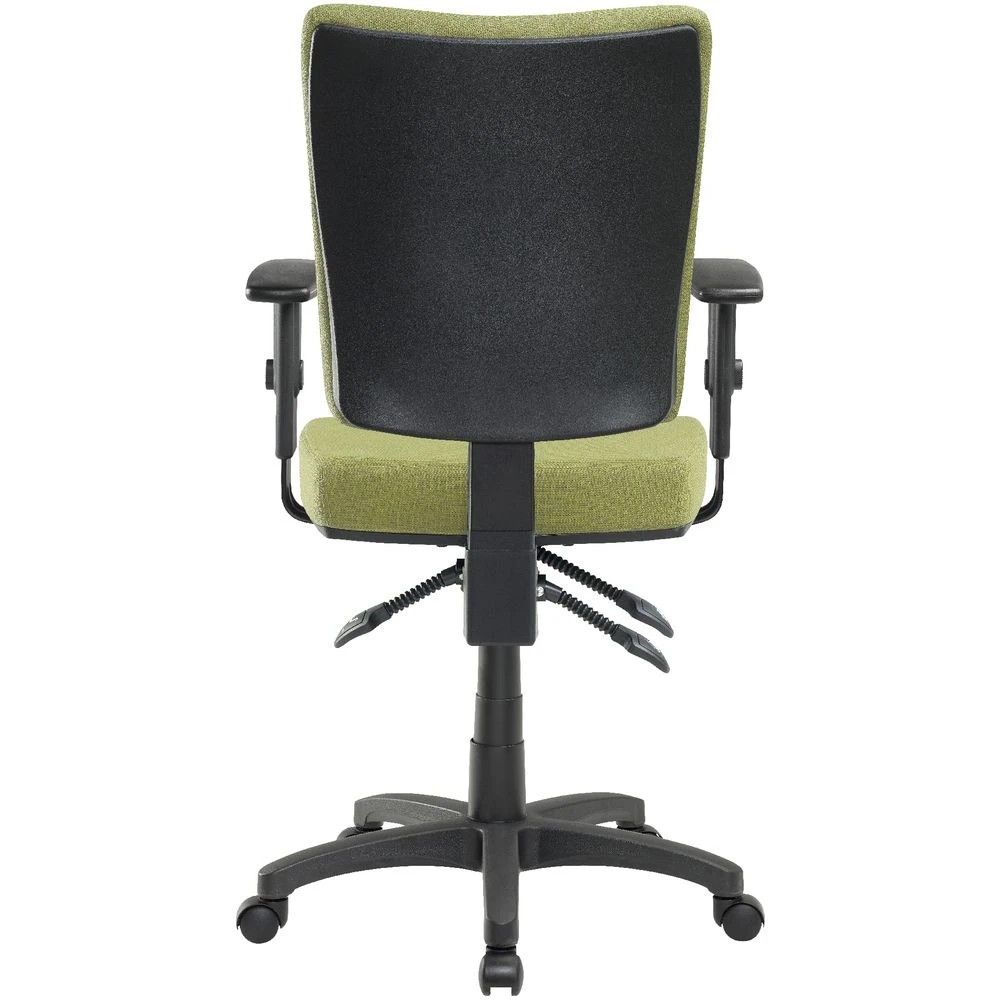 4 Flash II Deluxe Heavy-Duty Ergonomic Chair with Arms Green Drafting Chairs, 4 of 6