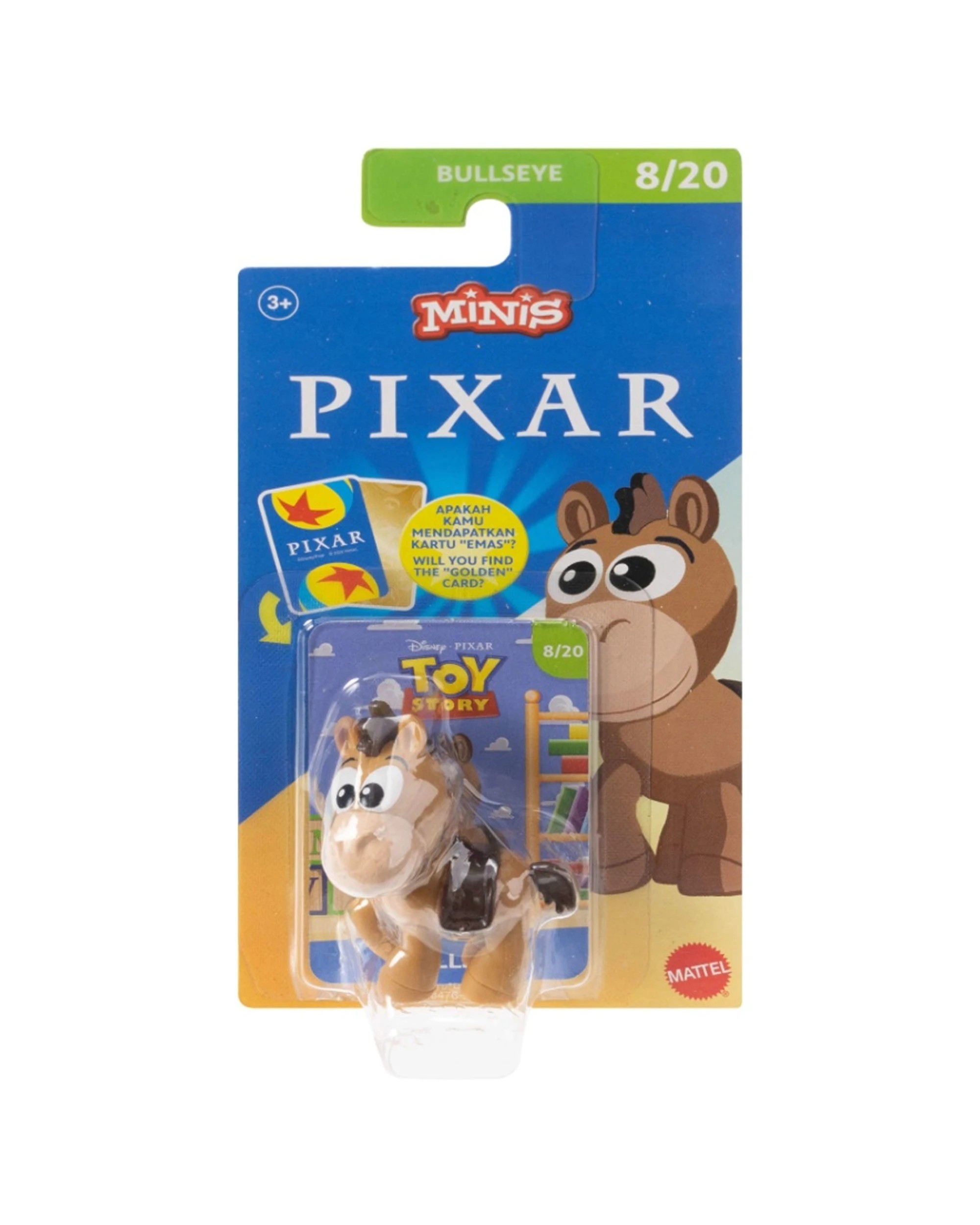 1 Disney Pixar Mini Figures Collectable Kids Character Doll 2.5cm - Multi, 1 of 9
