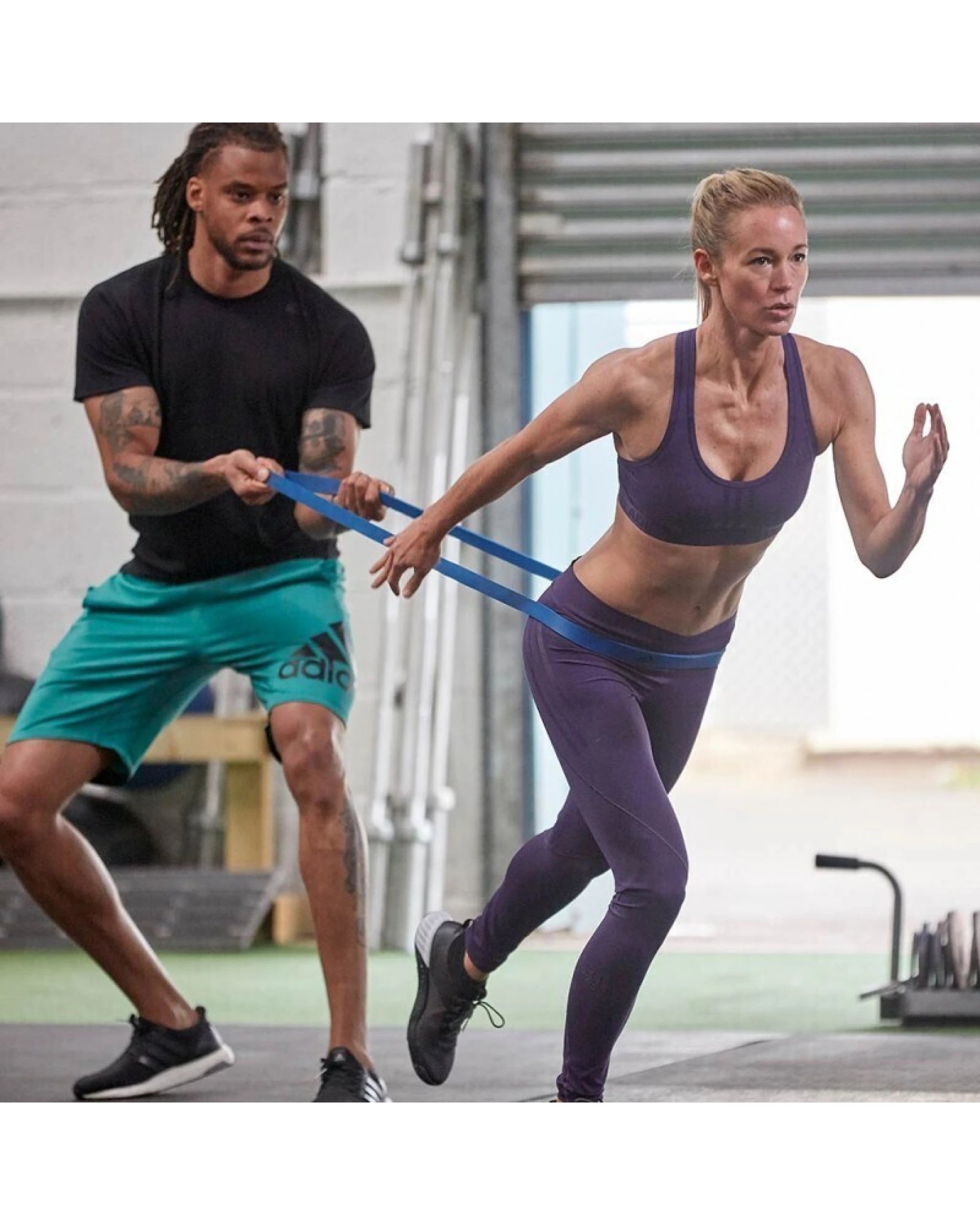 5 Adidas LIGHT RESISTANCE Large Power Band Strength Fitness Exercise Gym Yoga, 5 of 7