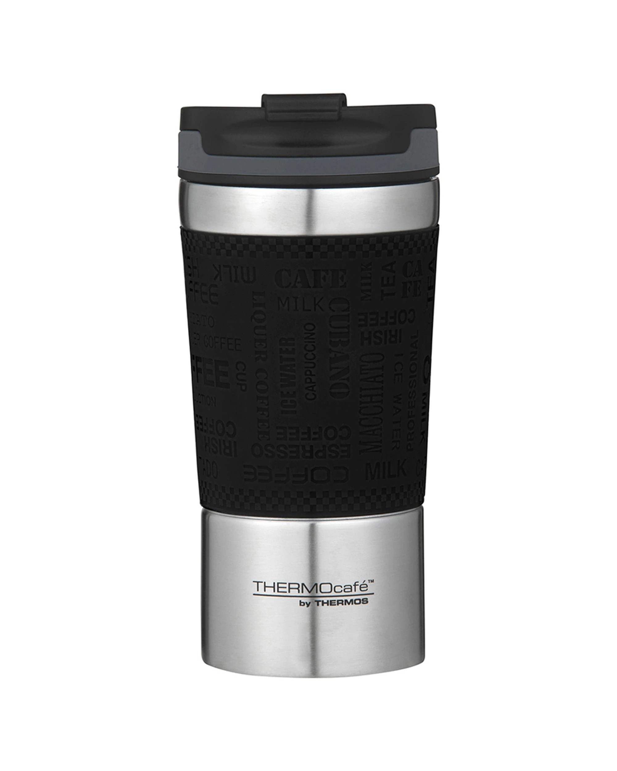 1 Thermocafe Vacuum Insulated Travel Cup 350Ml Leakproof Portable Design - Black, 1 of 1