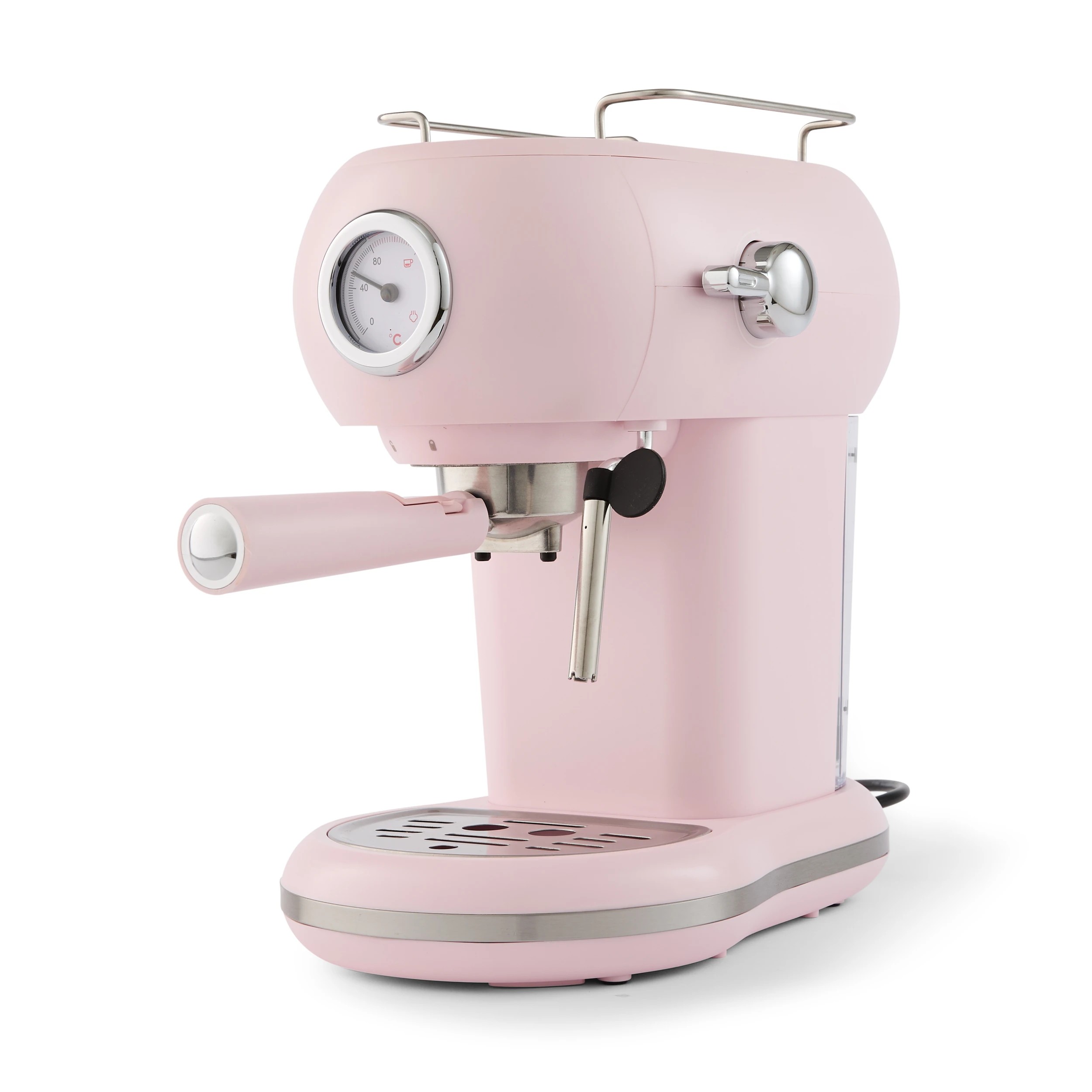2 Retro Espresso Coffee Machine - Pink, 2 of 8