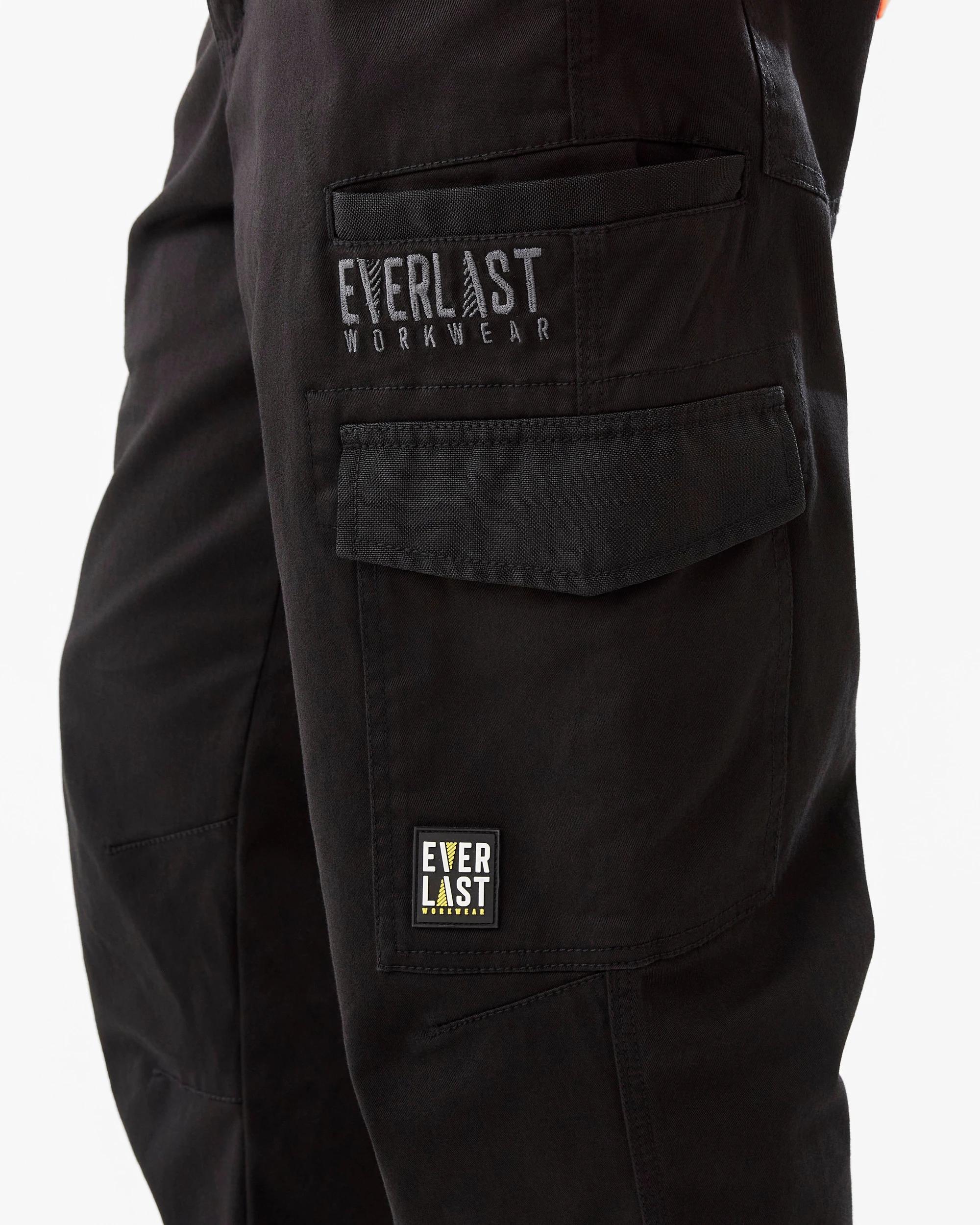 6 Everlast Work Canvas Joggers Black, 6 of 7