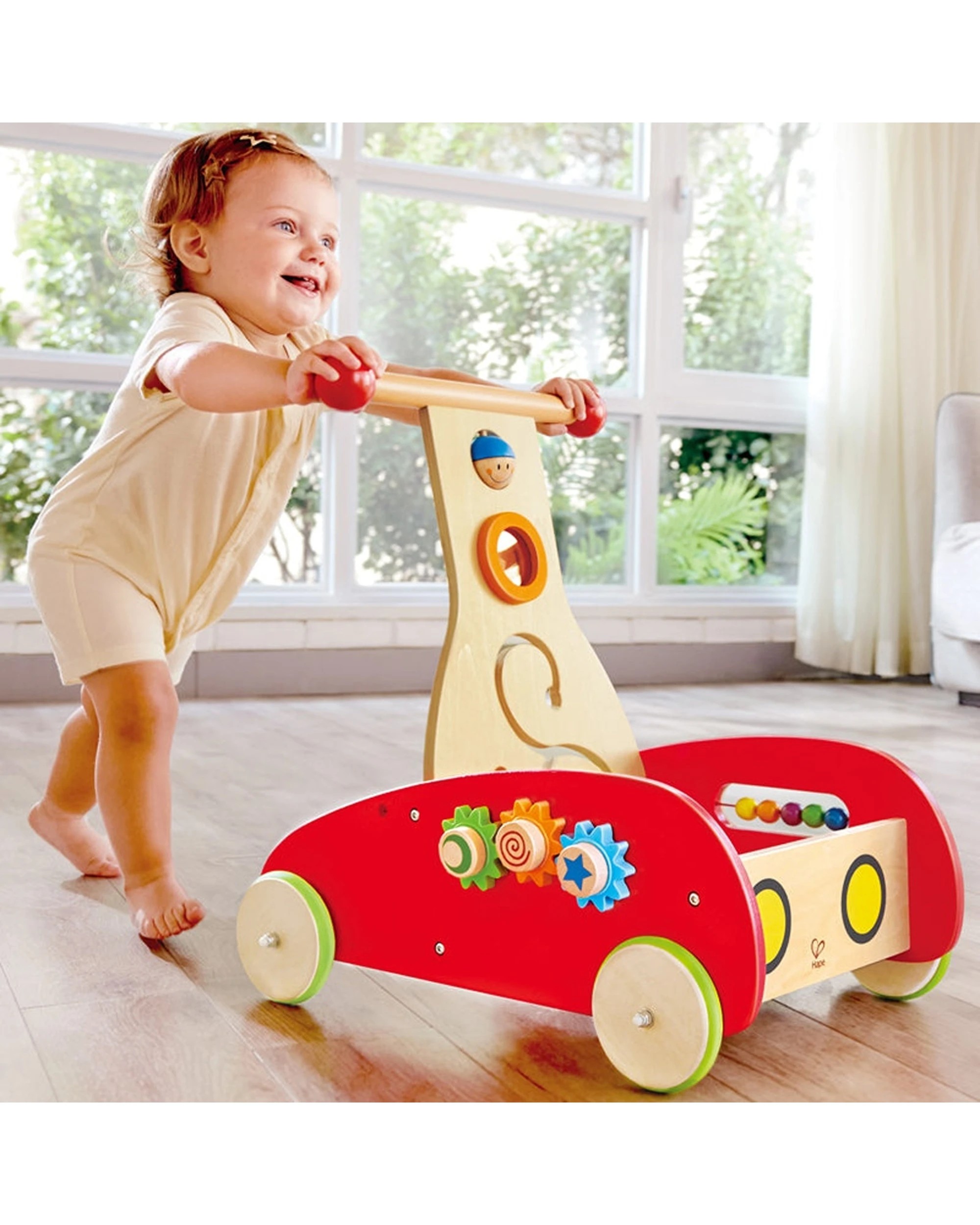 3 Hape Wonder Walker Push With Busy-Box Toddler Walker Kids 33.3x46x50.5cm - Multi, 3 of 5