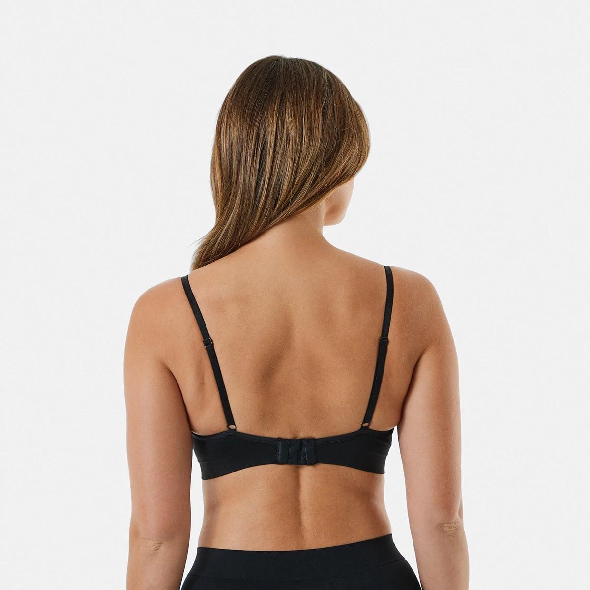 6 2 Pack Wirefree Seamfree T-shirt Bra BLACK, SOFT SAND BEIGE, 6 of 8