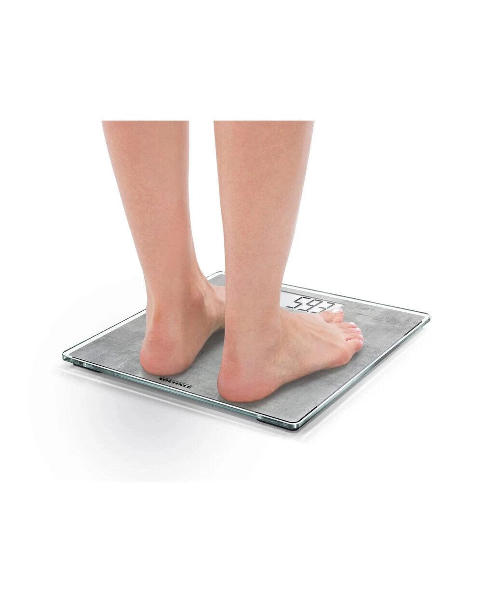 6 Soehnle Style Sense Compact 180kg Capacity 300 Body Scale  Concrete S63882, 6 of 6