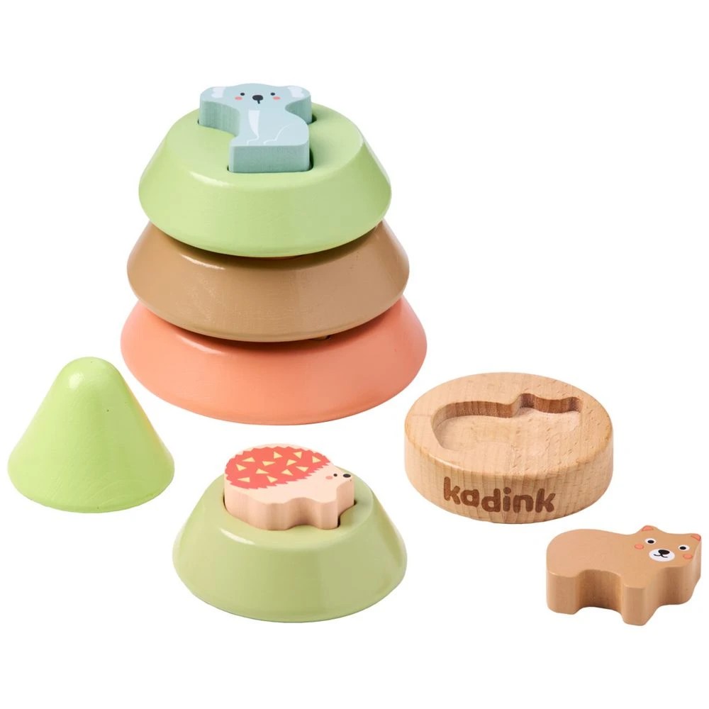 1 Kadink Wooden Stacking Tree Puzzle, 1 of 3