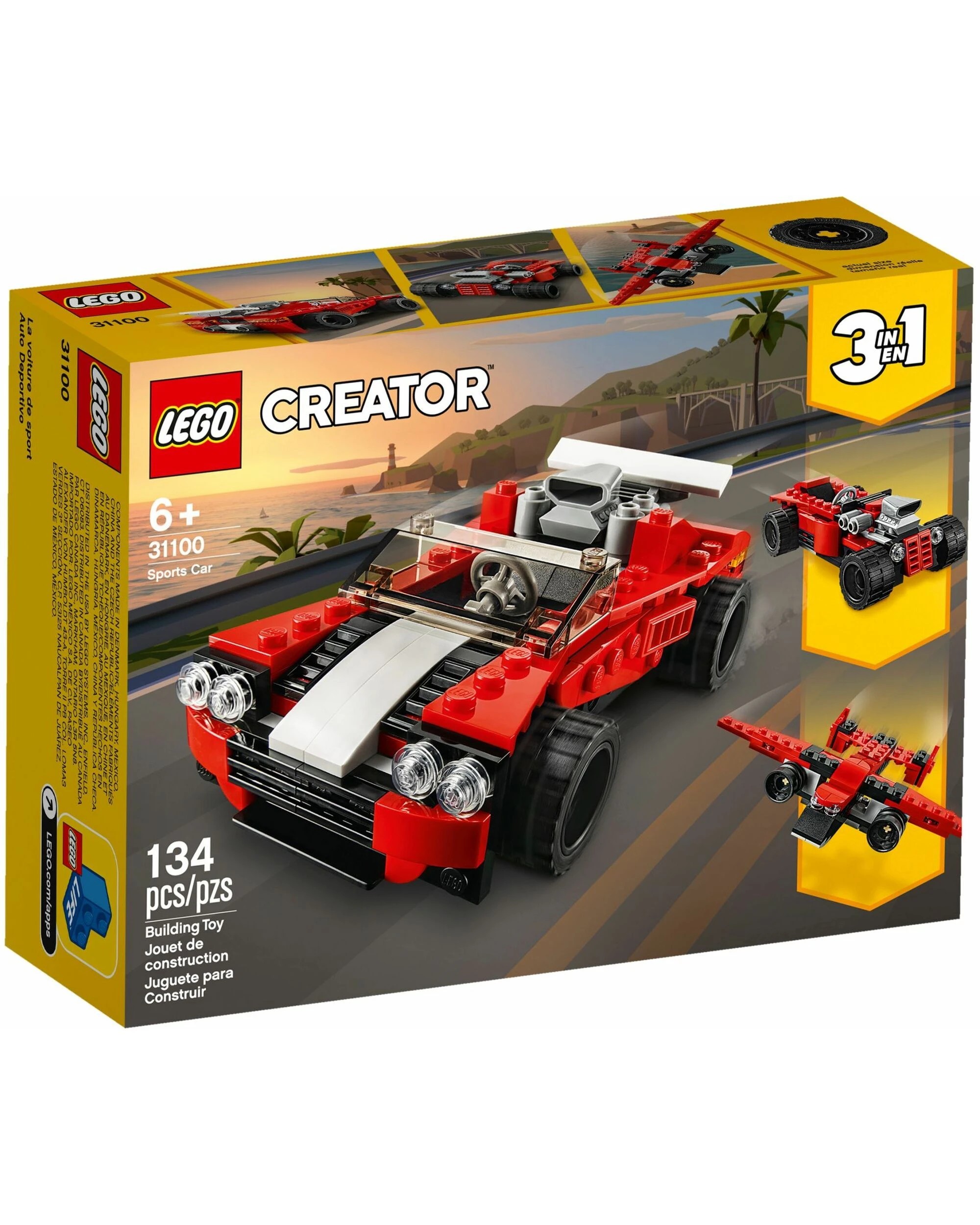 1 LEGO Creator Series 31100: Sports Car, 1 of 4