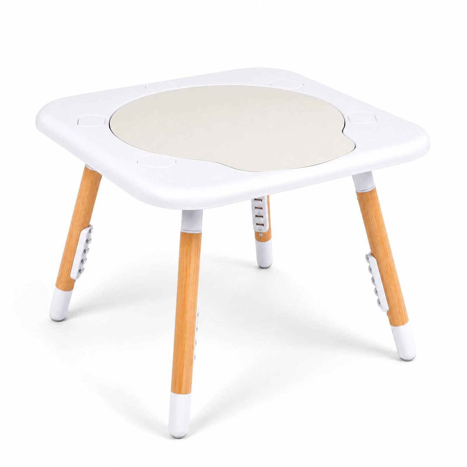 7 Advwin Baby Activity Center Baby Jumper Height Adjustable Sensory Toys  Learning Table - White, 7 of 7