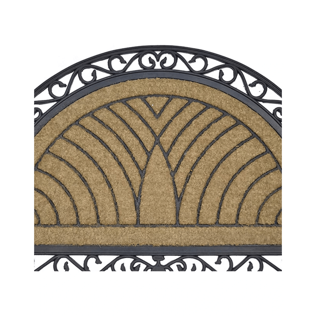 4 Solemate Coir Half Moon 76x120cm Stylish/durable Outdoor Front Doormat
 - Natural, 4 of 4