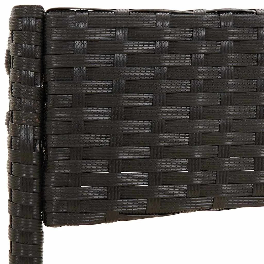 6 vidaXL garden lounge set Seats Many - Black, 6 of 9