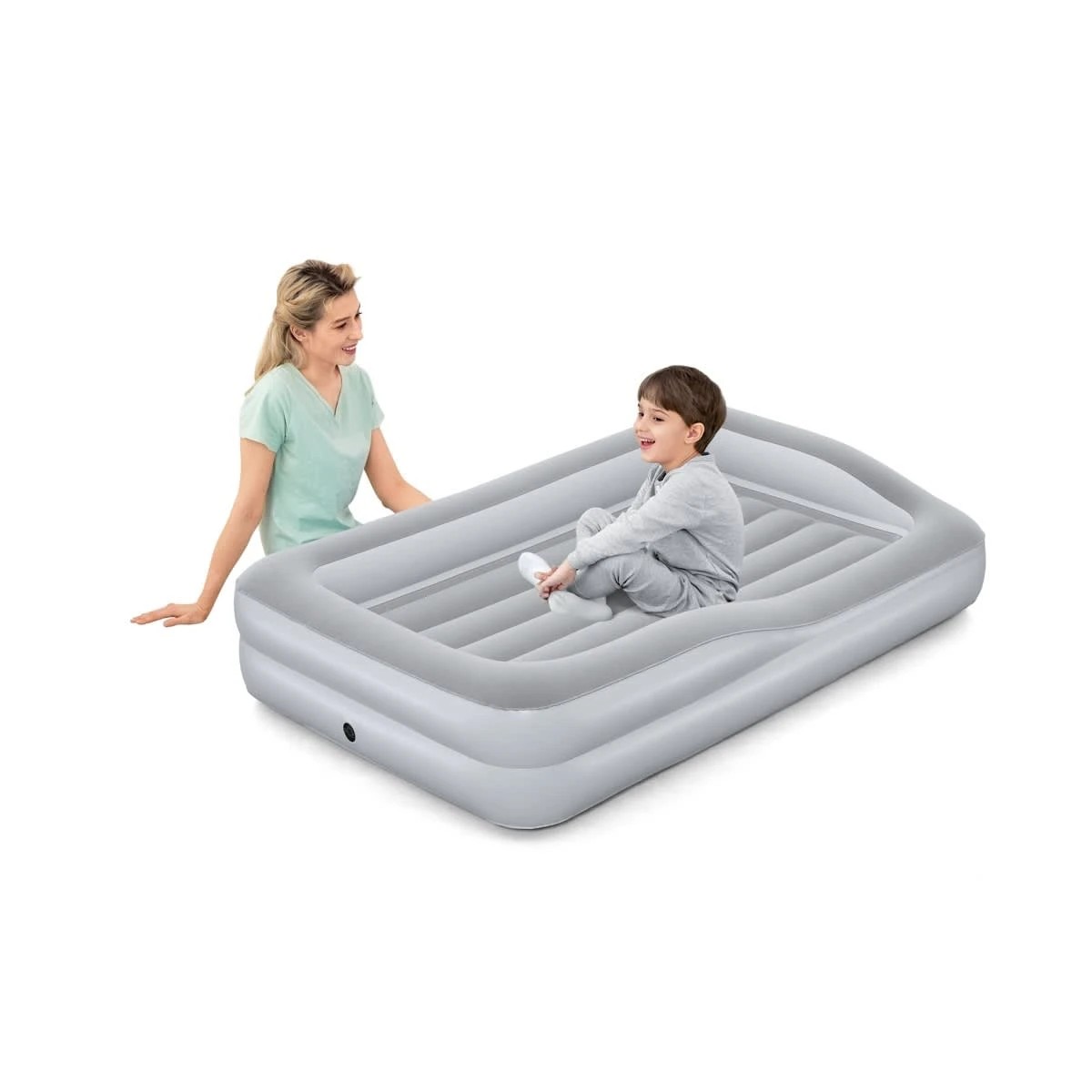 2 Easy-In Kids Air Mattress - Grey, 2 of 4