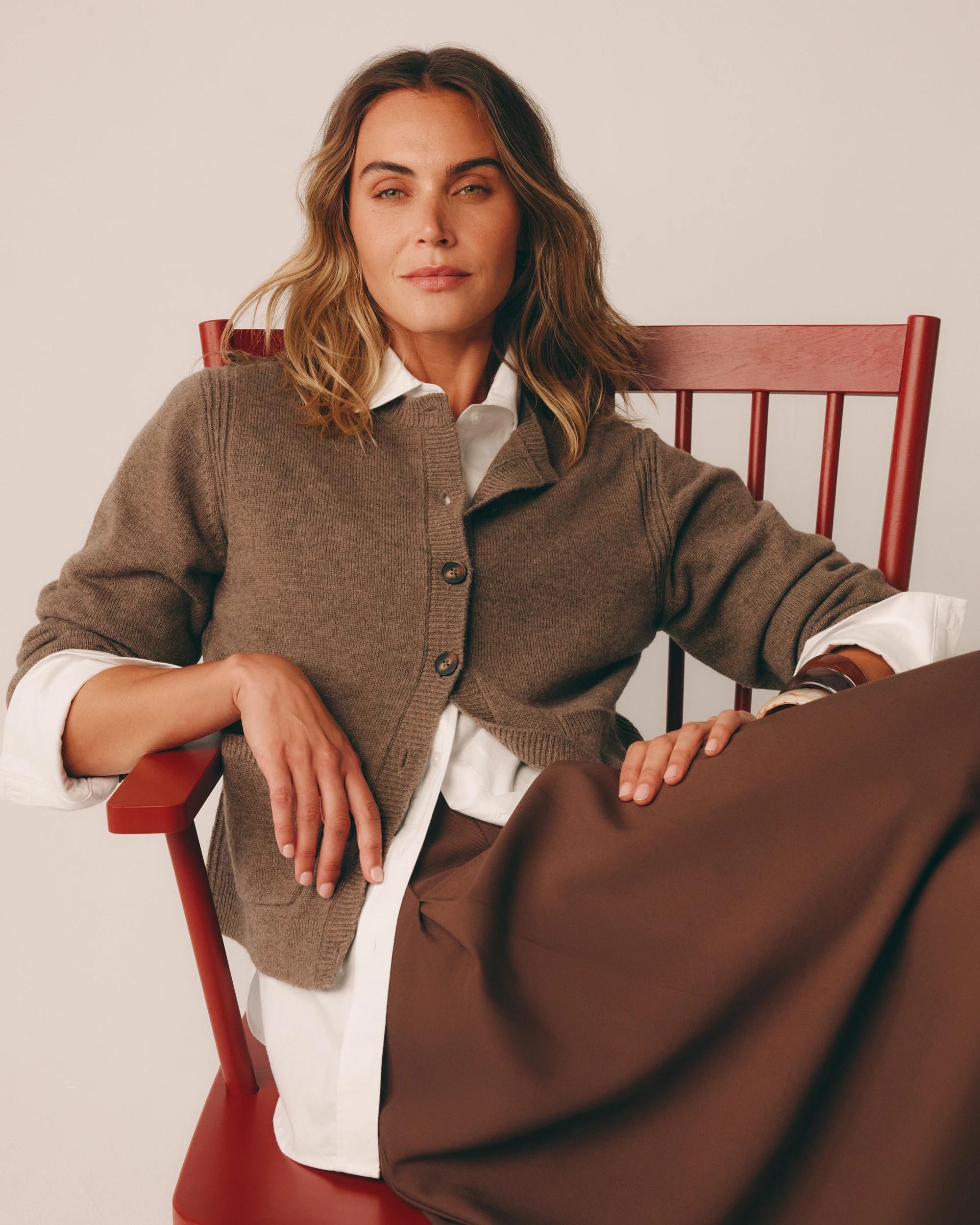 8 Target Woman Box Pleat Midi Skirt FALL LEAF, 8 of 9