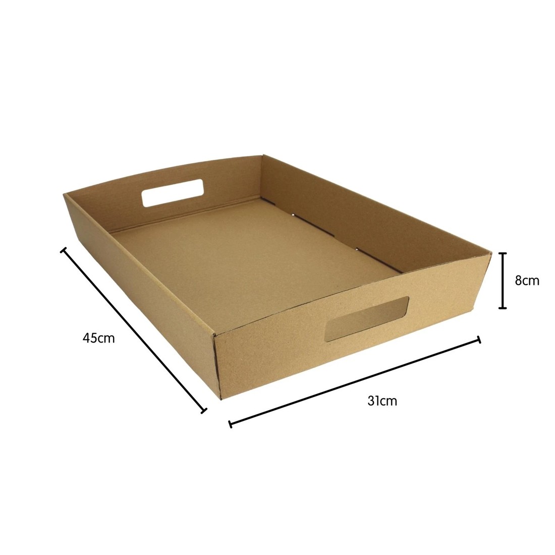 2 Spice Kitchen Cardboard Grazing Tray with Handles 45cm x 31cm x 8cm, 2 of 2
