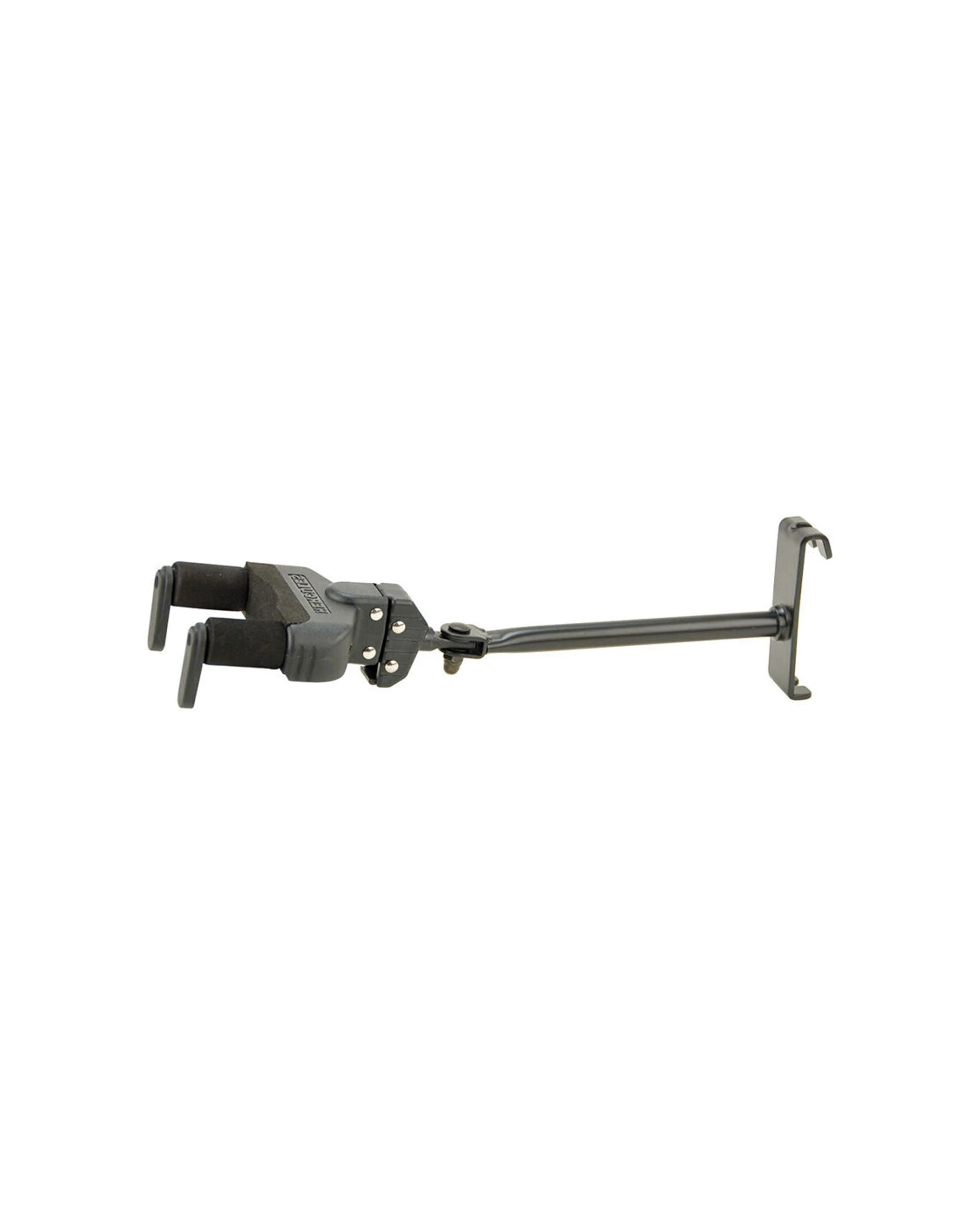 2 Hercules Gridwall Hanger Wall Mount & Auto Grip Holder For Electric Guitar - Black, 2 of 2