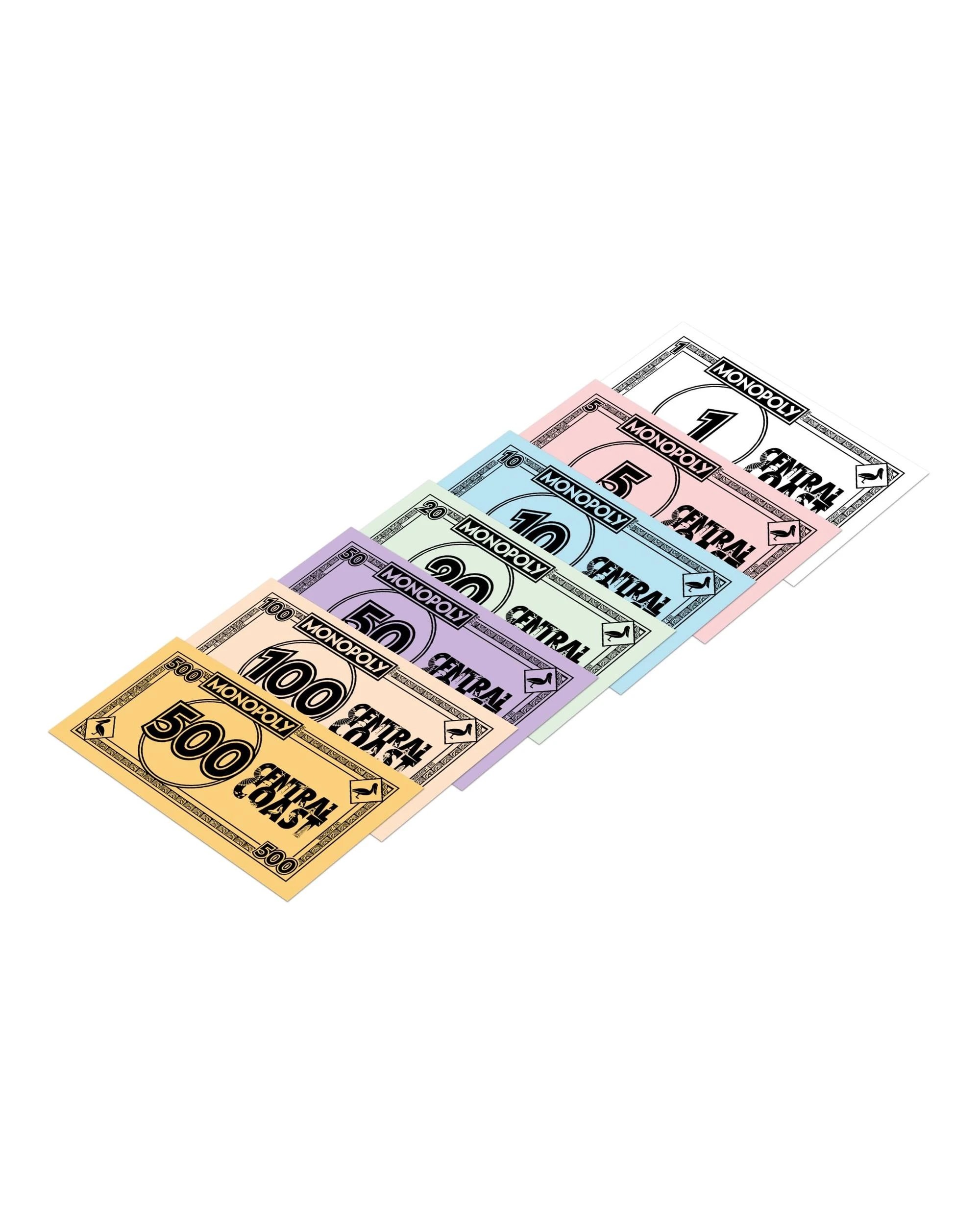 7 Monopoly Central Coast Edition Board Game, 7 of 9