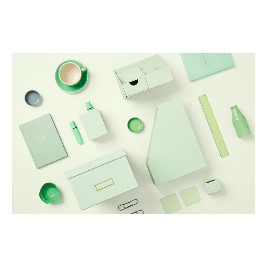 5 Otto Pastel Magazine File Green, 5 of 6