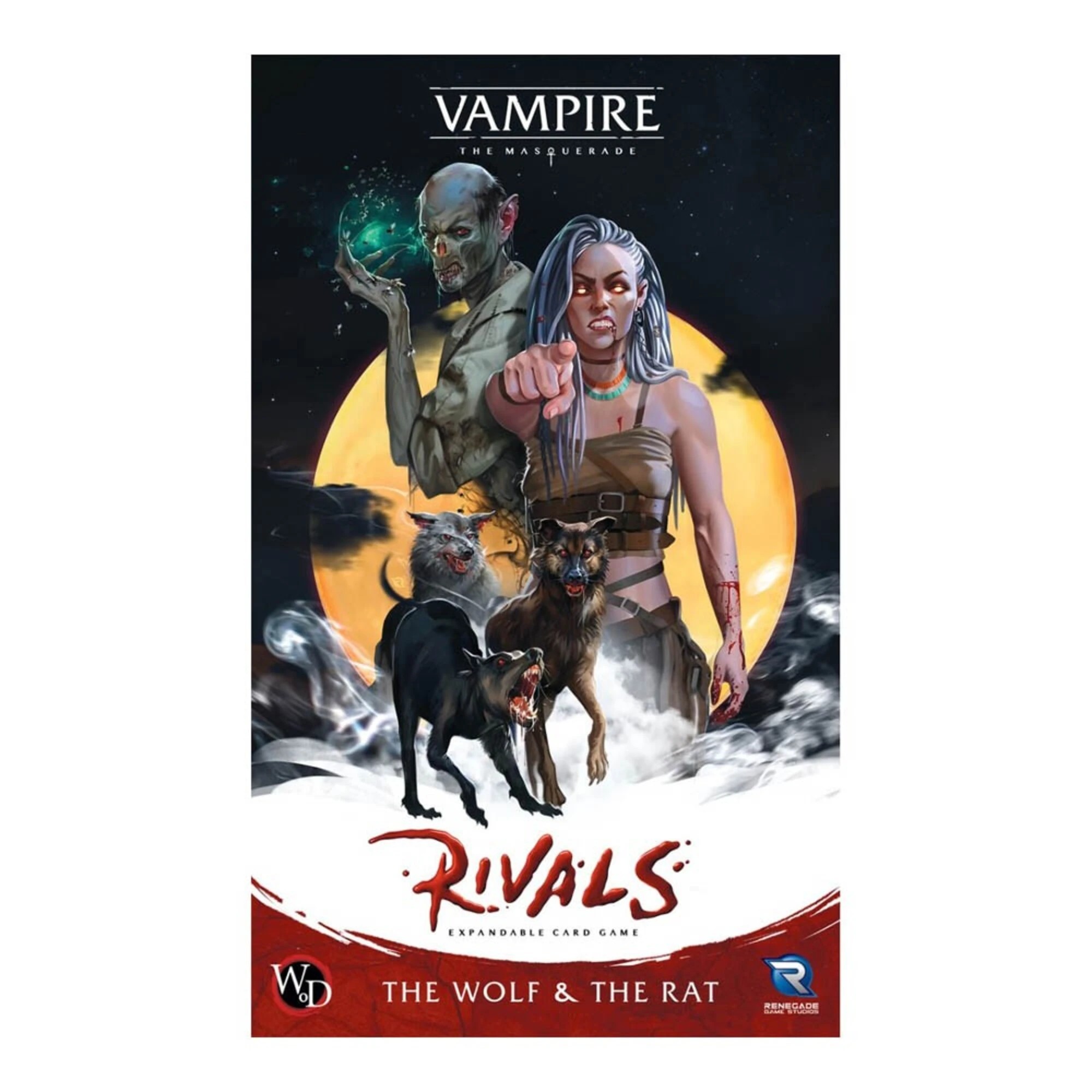 1 Vampire the Masquerade: Rivals - The Wolf and the Rat Board Game Expansion, 1 of 1