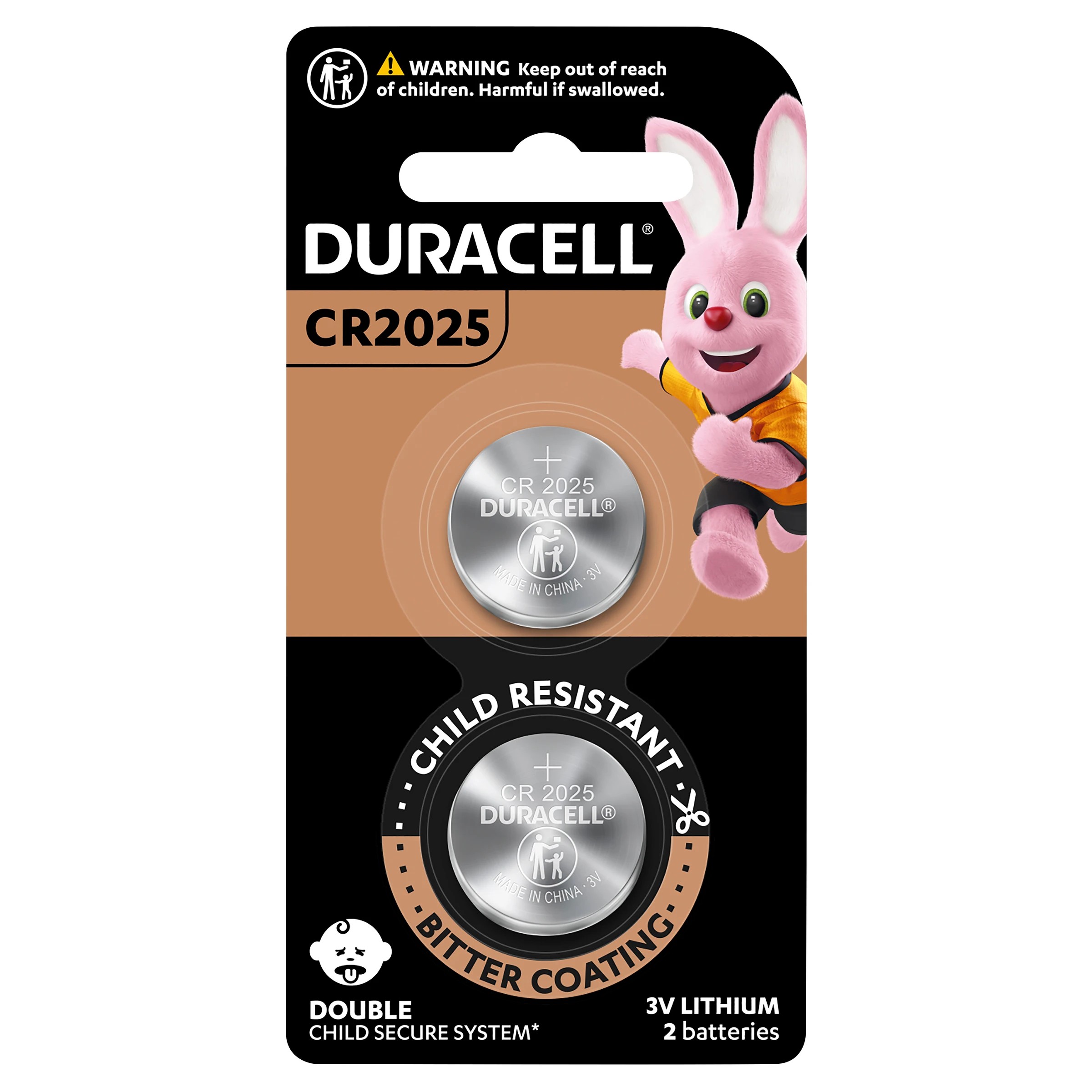 1 2 Pack Duracell Specialty 2025 Lithium Batteries, 1 of 9