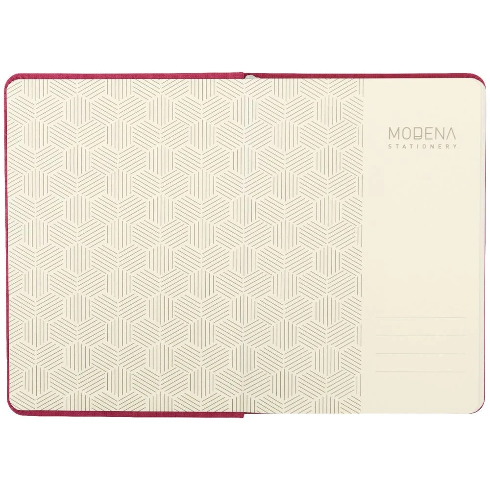 3 Modena A6 Linen Plain Notebook Orchid, 3 of 5