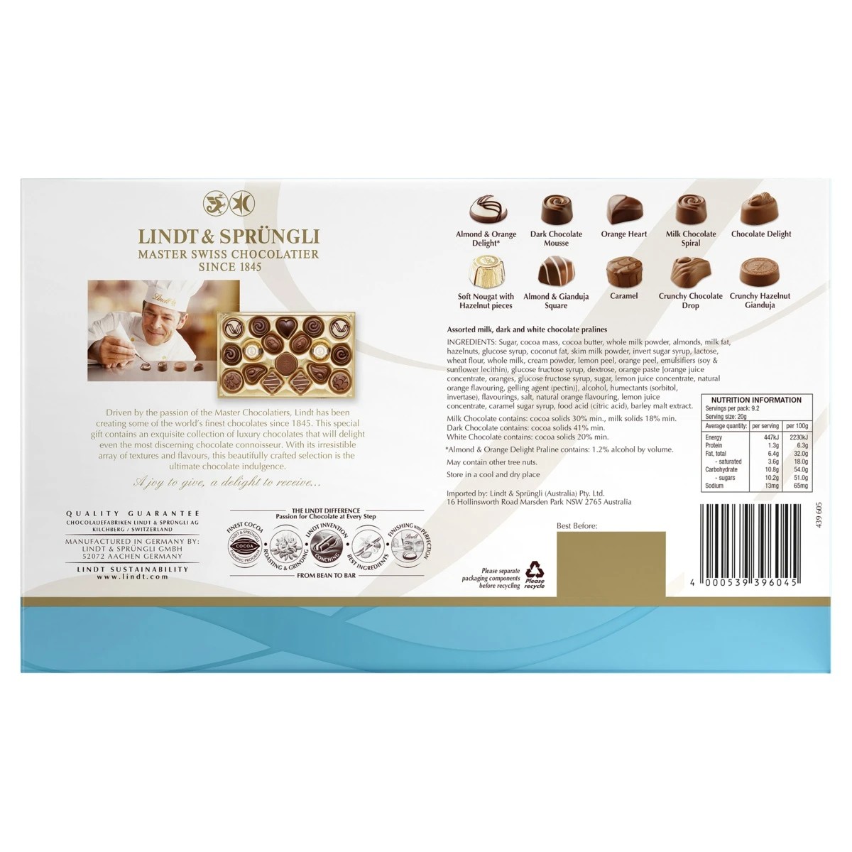 3 Lindt Master Chocolatier Collection 184g, 3 of 6