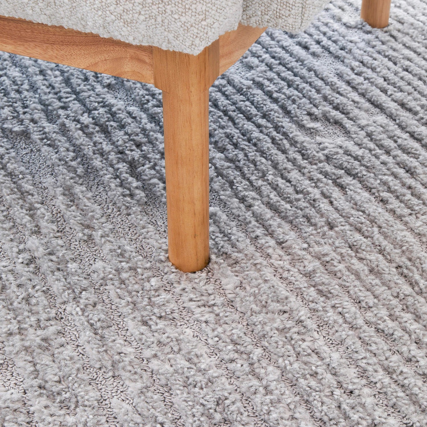 8 Common Ground Rugs Safflower Suri 400x300cm - Extra Extra Large Pet Friendly Floor Rug - Grey - Silver, 8 of 9