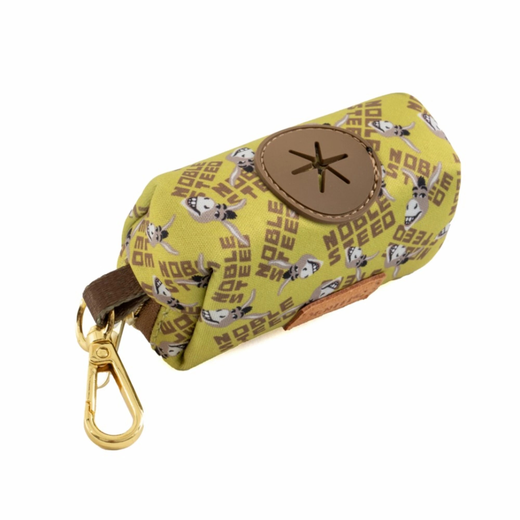 3 Shrek - Donkey All-Over-Print Pet Clip Bag - Brown,Green, 3 of 3